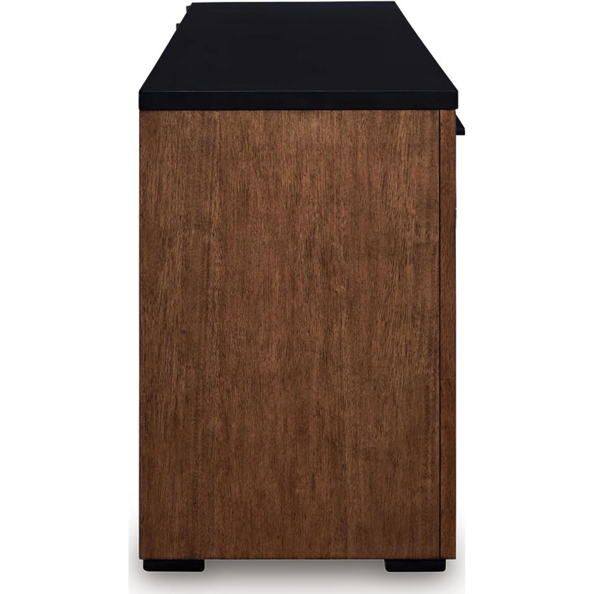 Kallari Credenza - Warm Brown/Black - Image 10