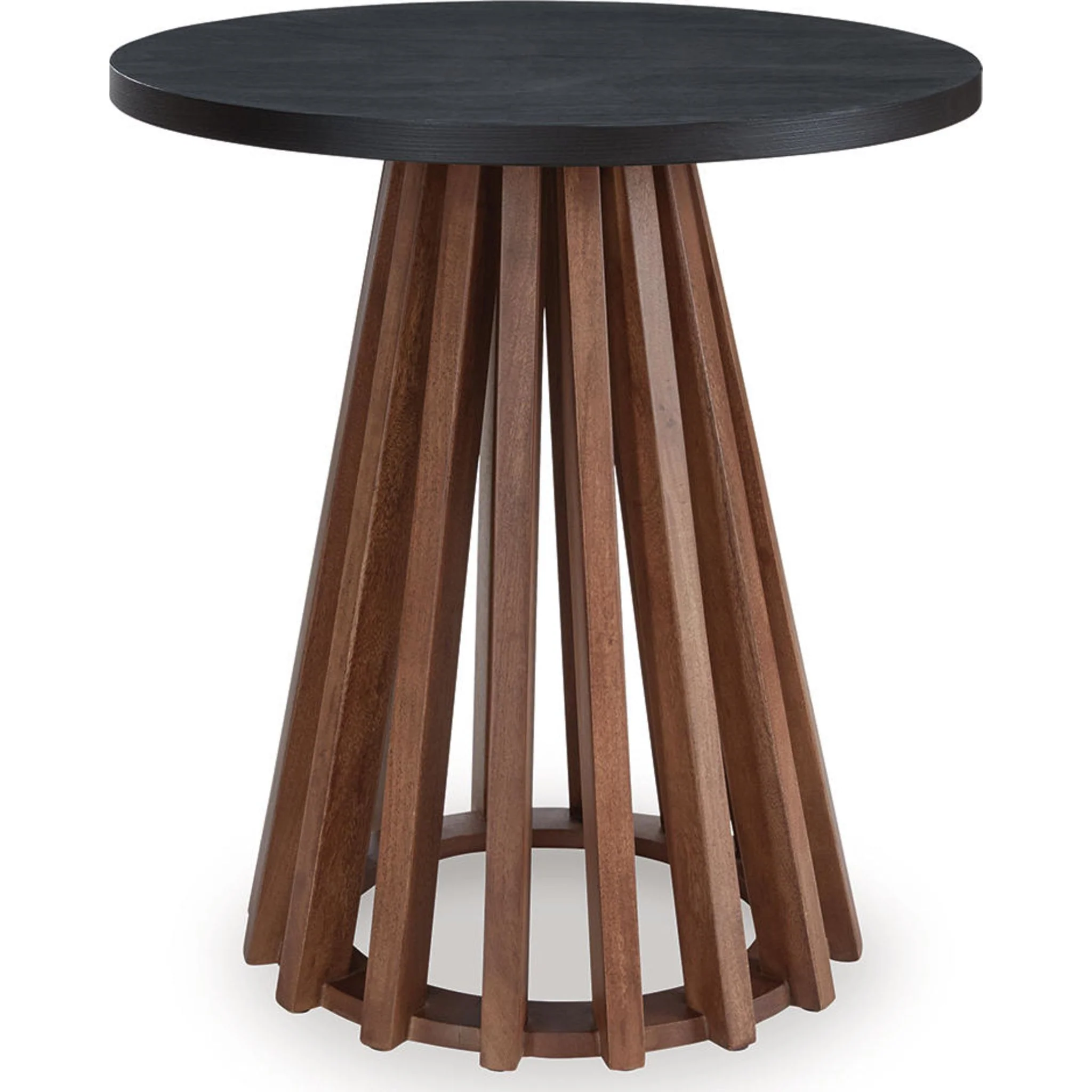 Kallari End Table - Warm Brown/Black - Image 3