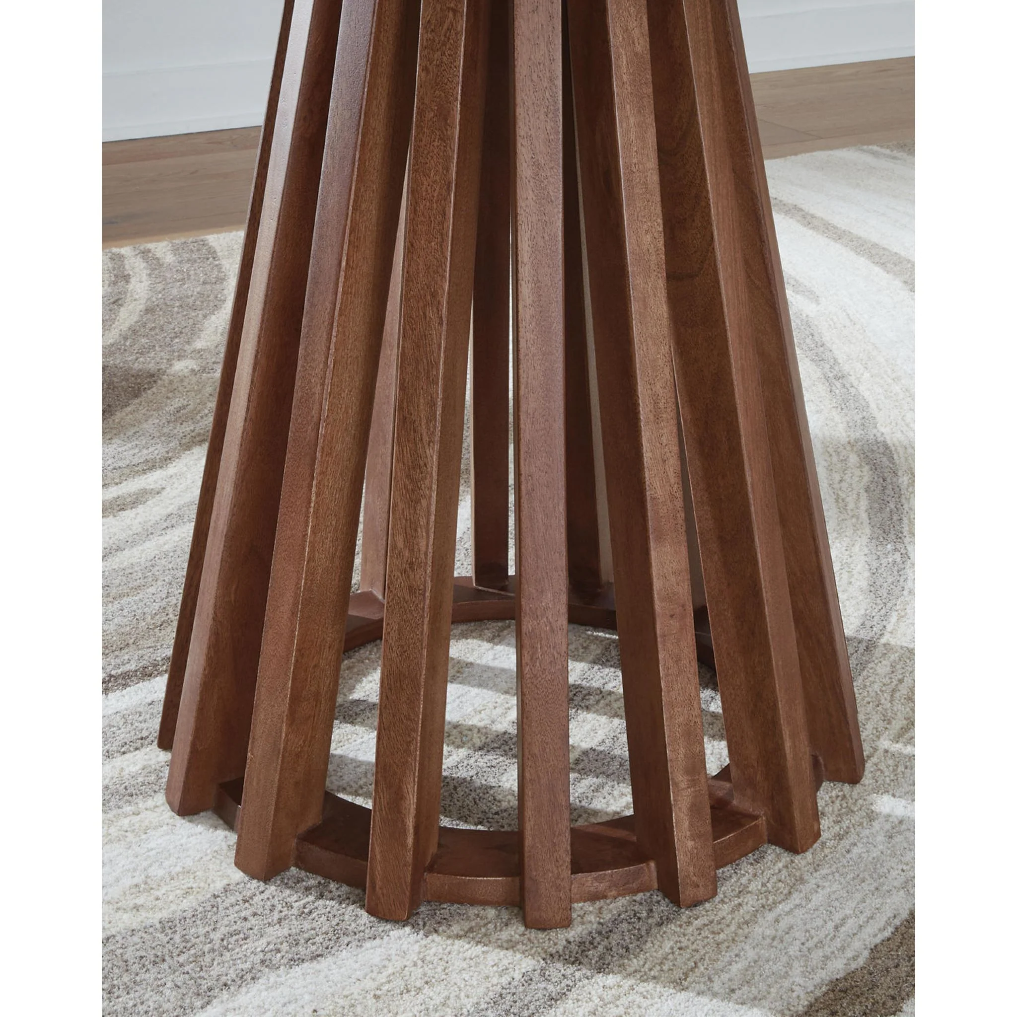Kallari End Table - Warm Brown/Black - Image 4