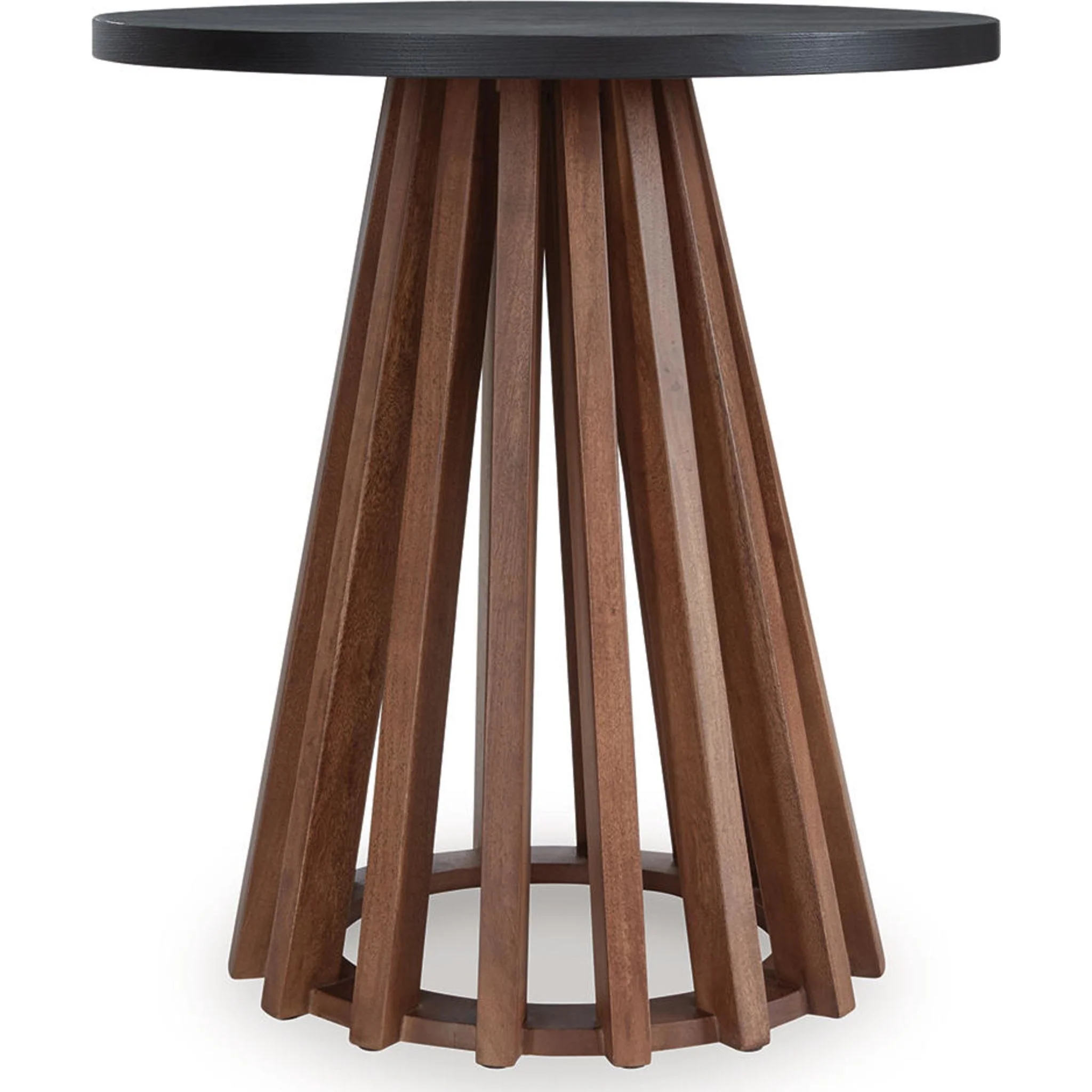 Kallari End Table - Warm Brown/Black - Image 5