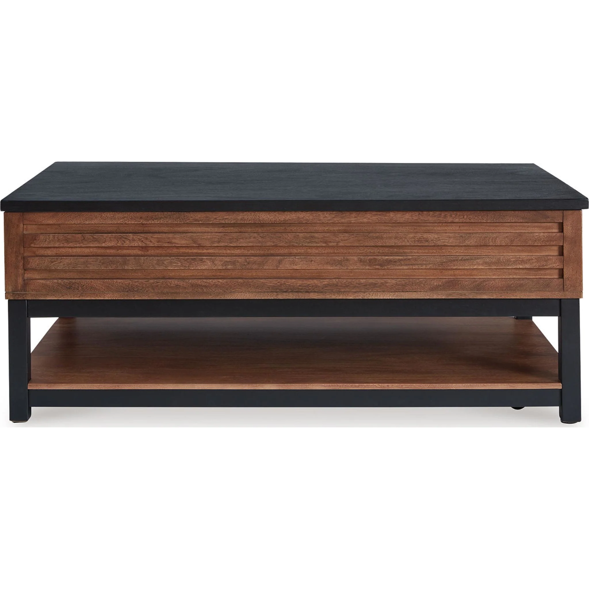 Kallari Lift-Top Coffee Table - Warm Brown/Black - Image 5