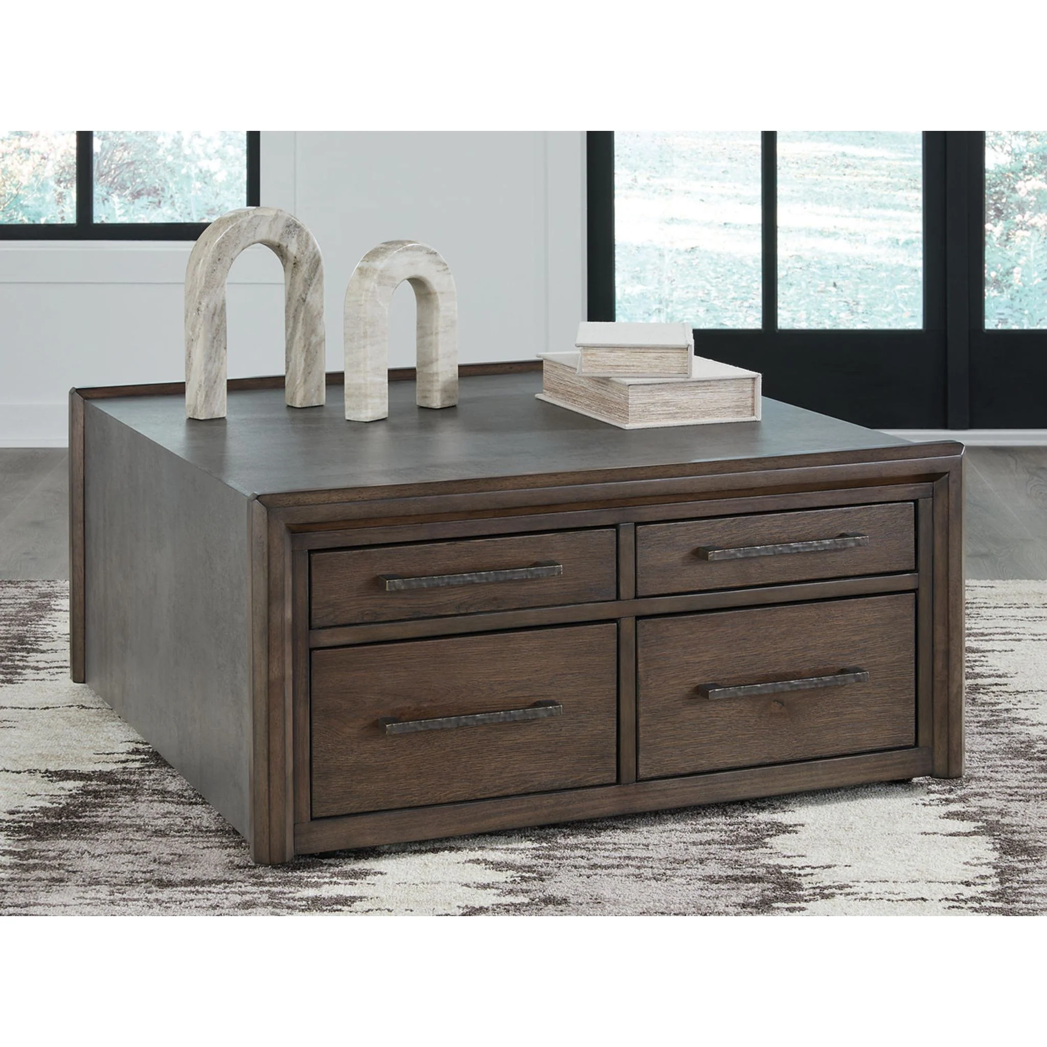 Kallenny Coffee Table - Brown/Gray - Image 2