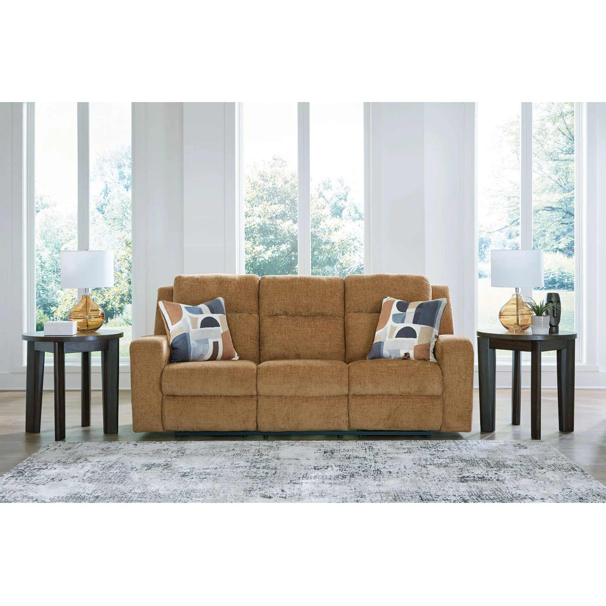 Kanlow Reclining Sofa - Honey - Image 6