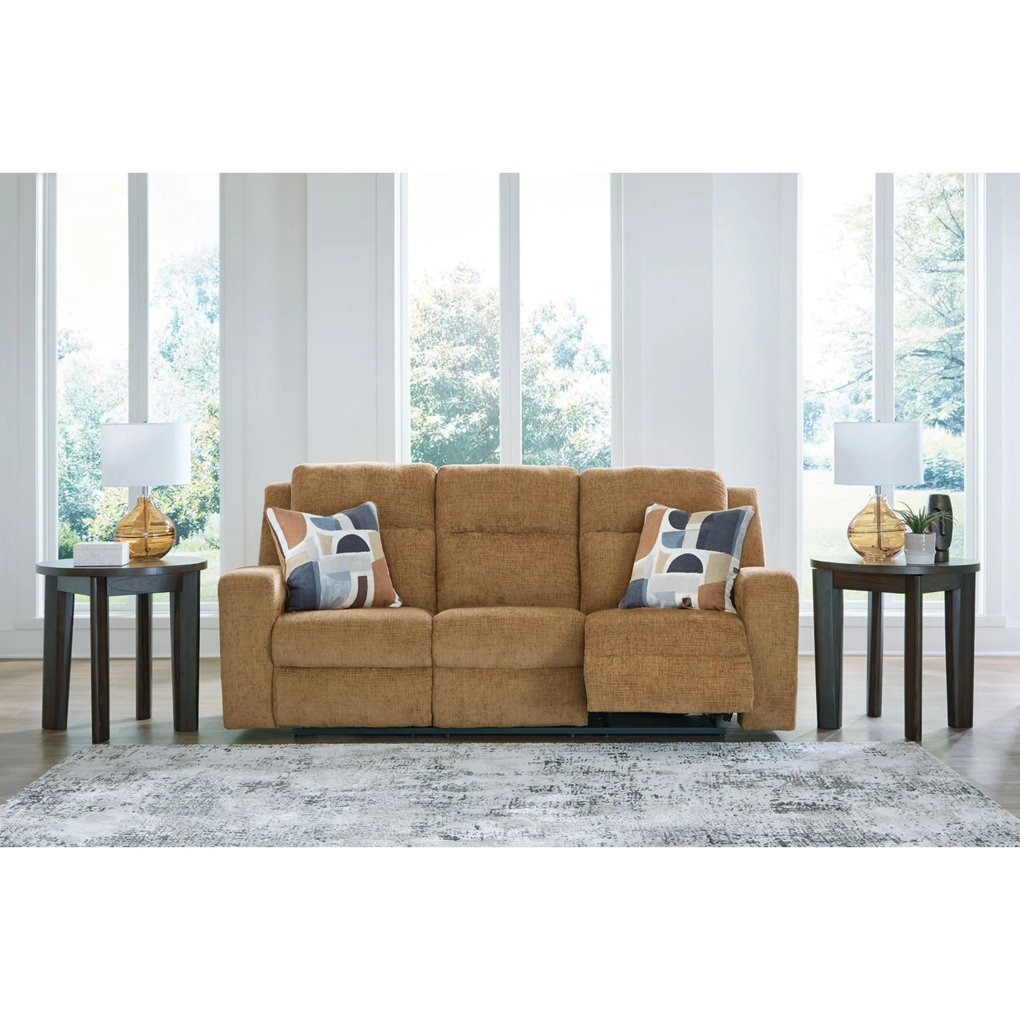 Kanlow Reclining Sofa - Honey - Image 7