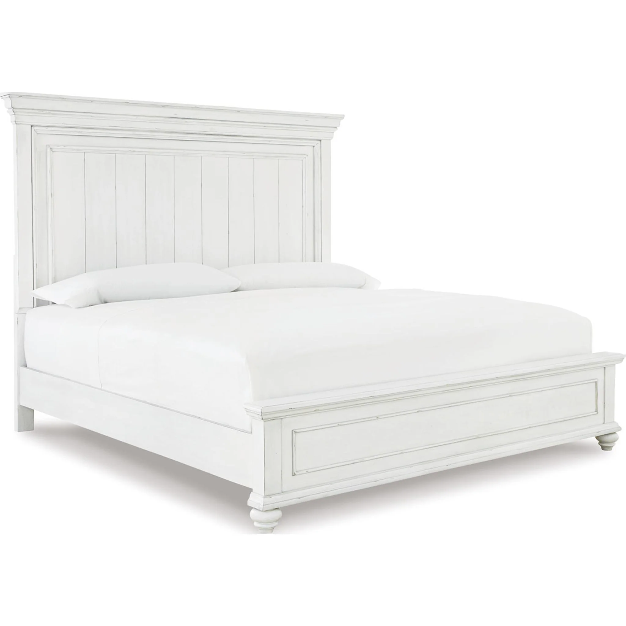 Kanwyn 5 Piece Queen Panel Bedroom - Whitewash - Image 12