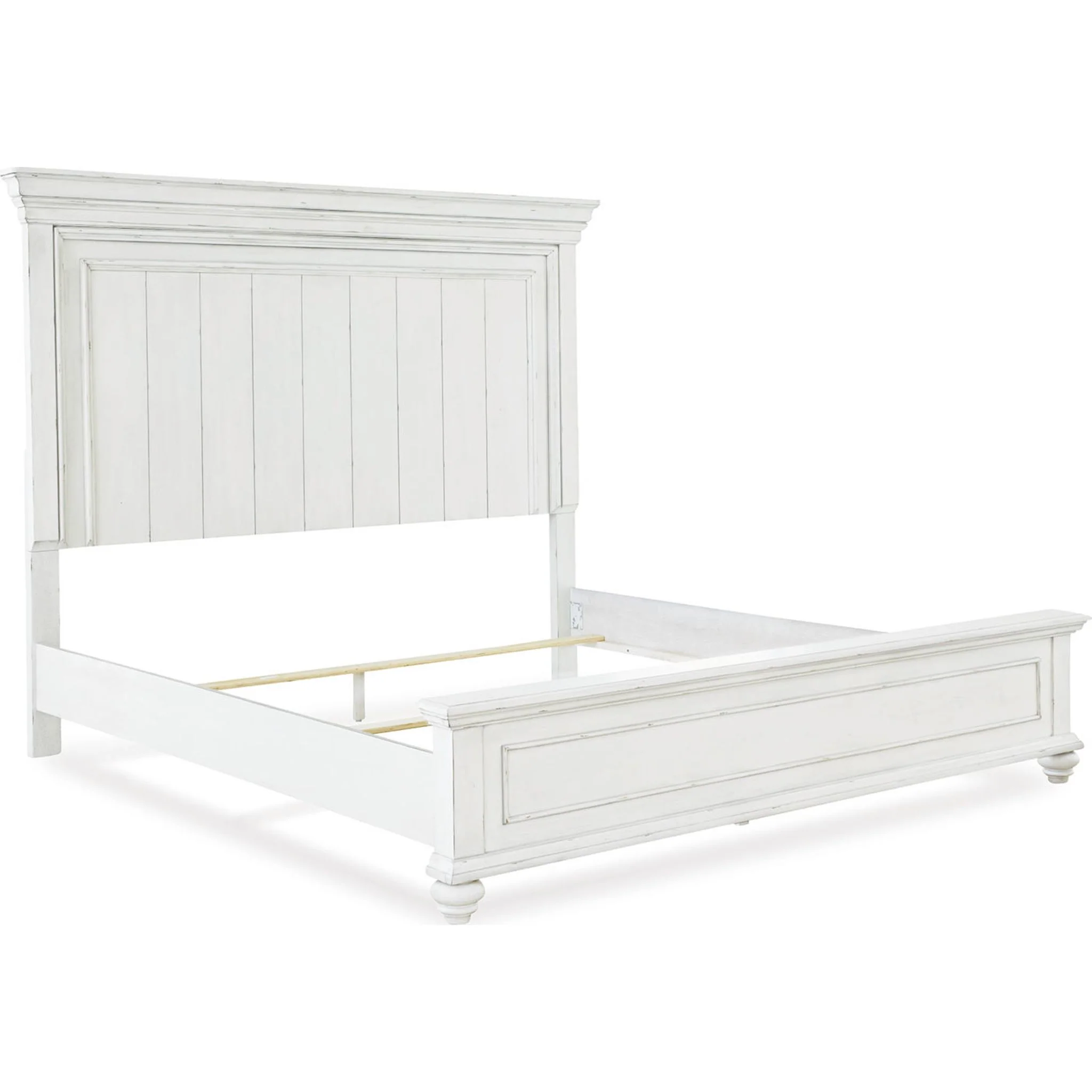 Kanwyn Panel Bed - Whitewash - Image 24