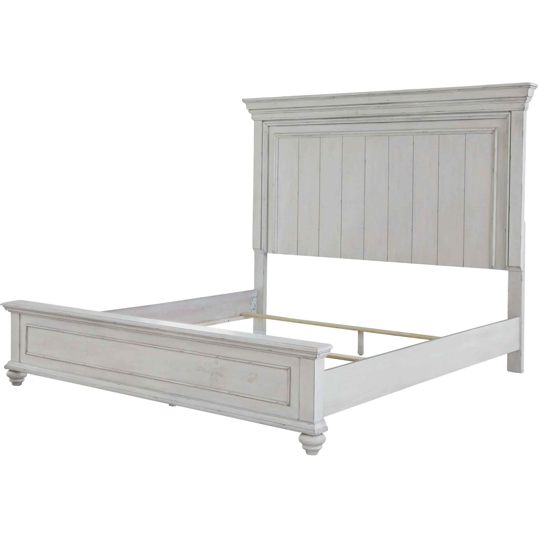 Kanwyn Panel Bed - Whitewash - Image 39