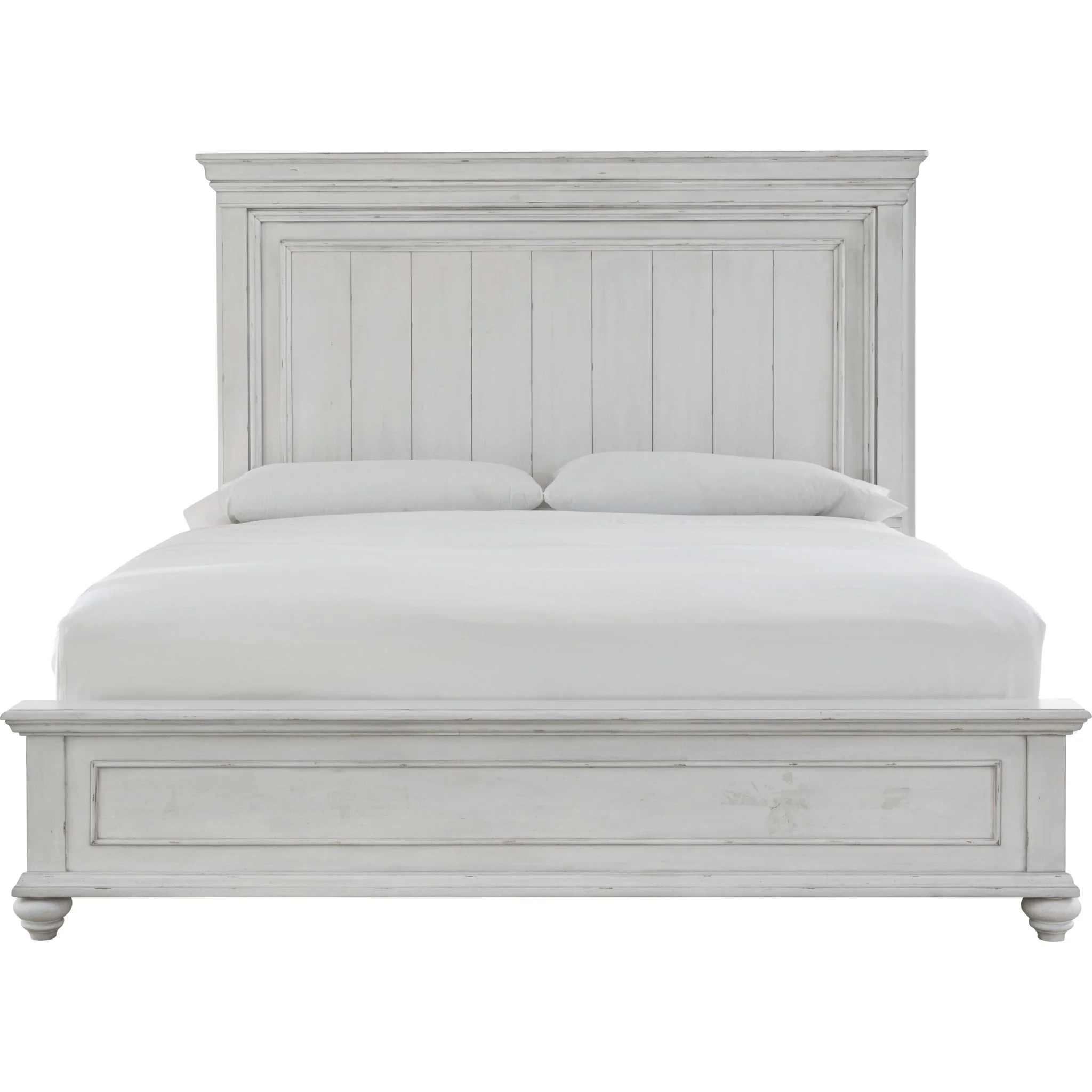 Kanwyn Panel Bed - Whitewash - Image 40