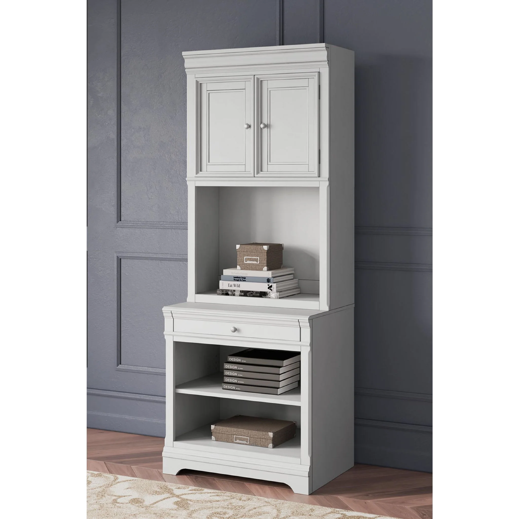 Kanwyn Bookcase - Whitewash - Image 2