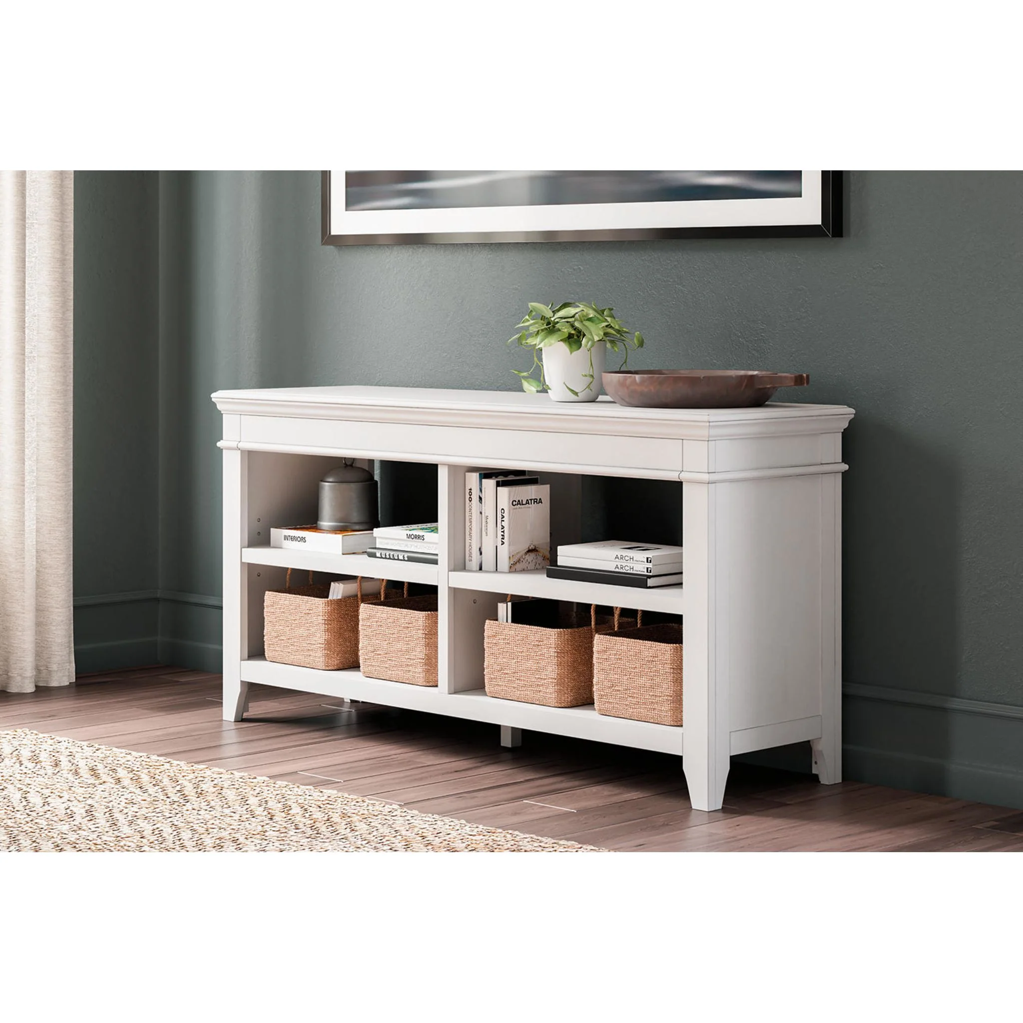 Kanwyn Credenza - Whitewash - Image 2