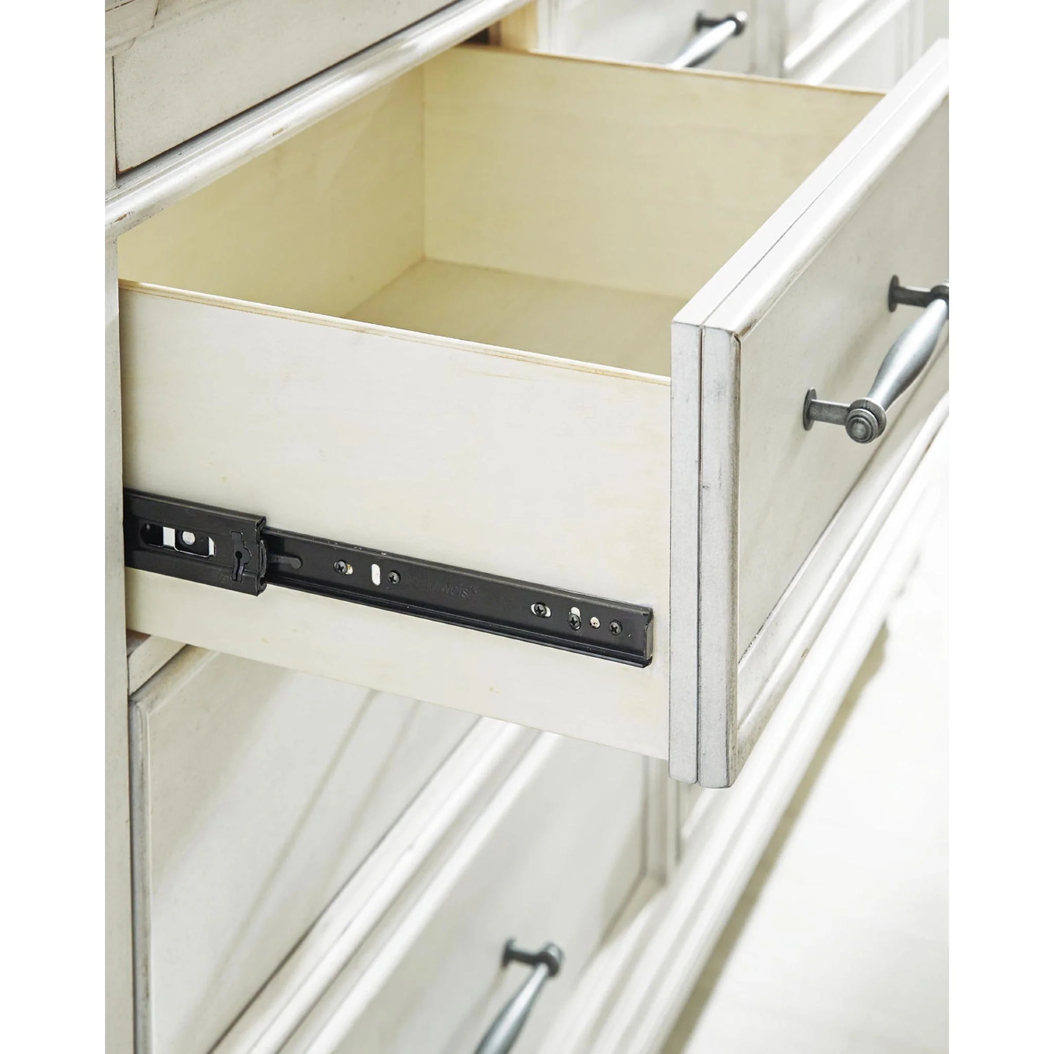 Kanwyn Dresser and Mirror - Whitewash - Image 21