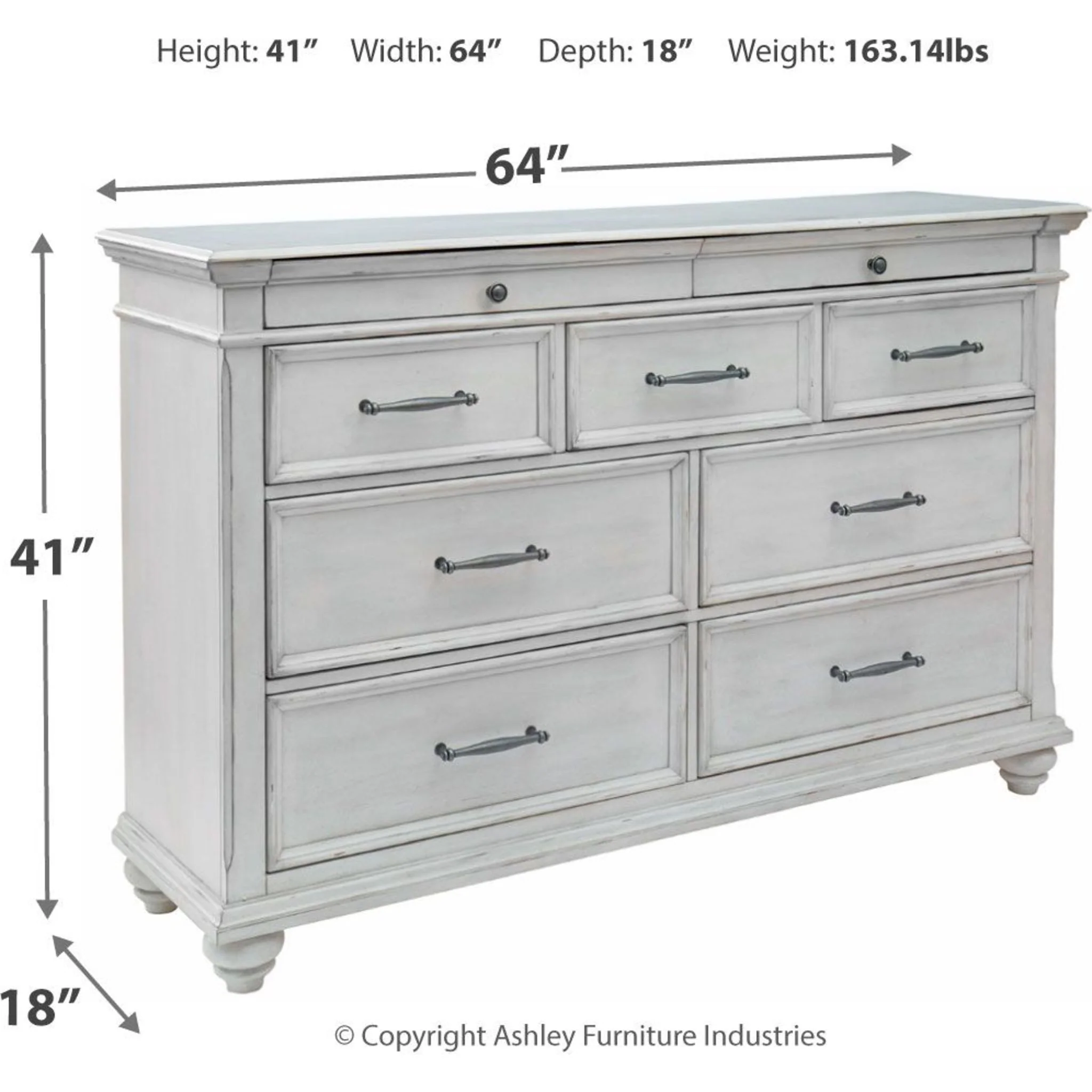 Kanwyn Dresser - Whitewash - Image 4