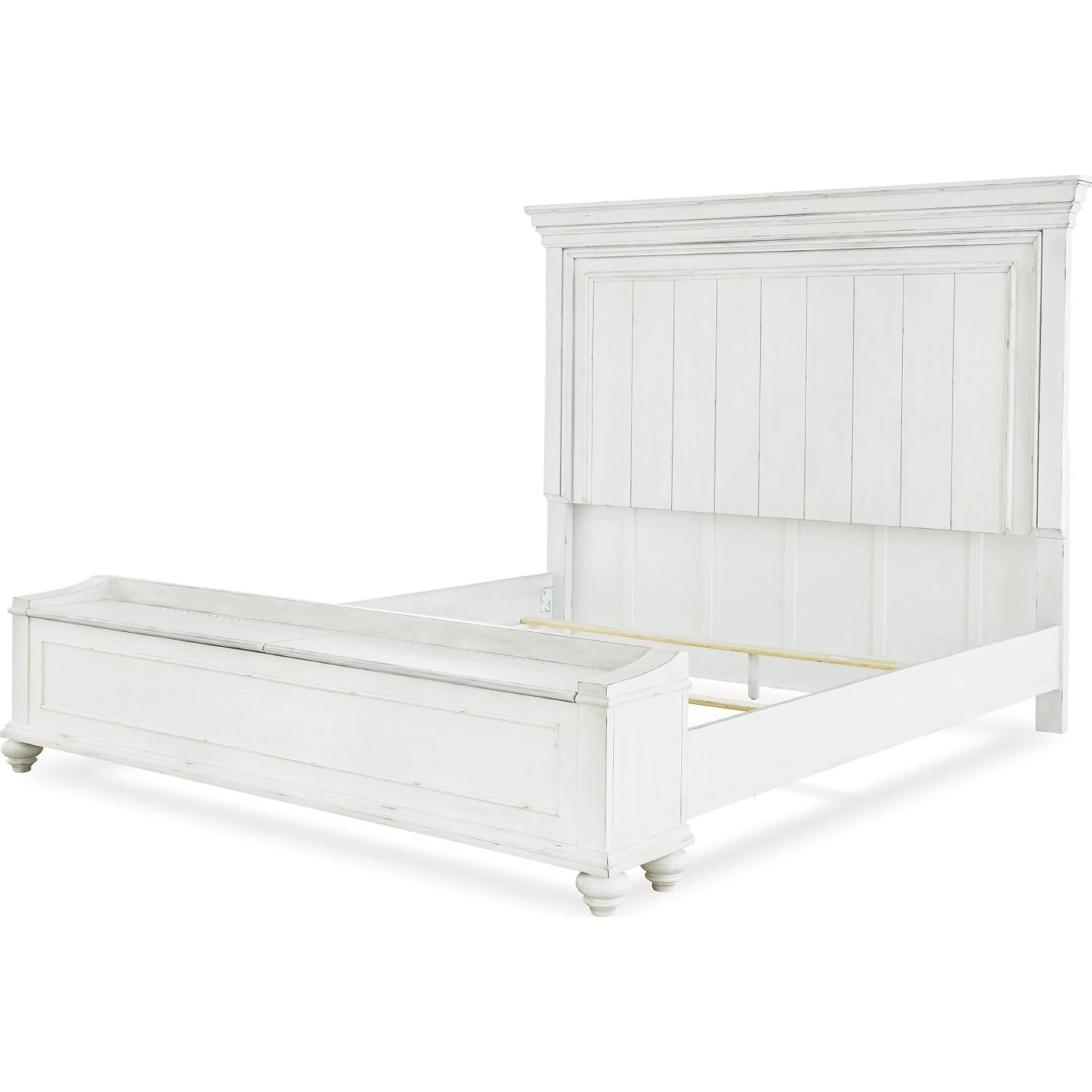 Kanwyn Storage Bed - Whitewash - Image 14