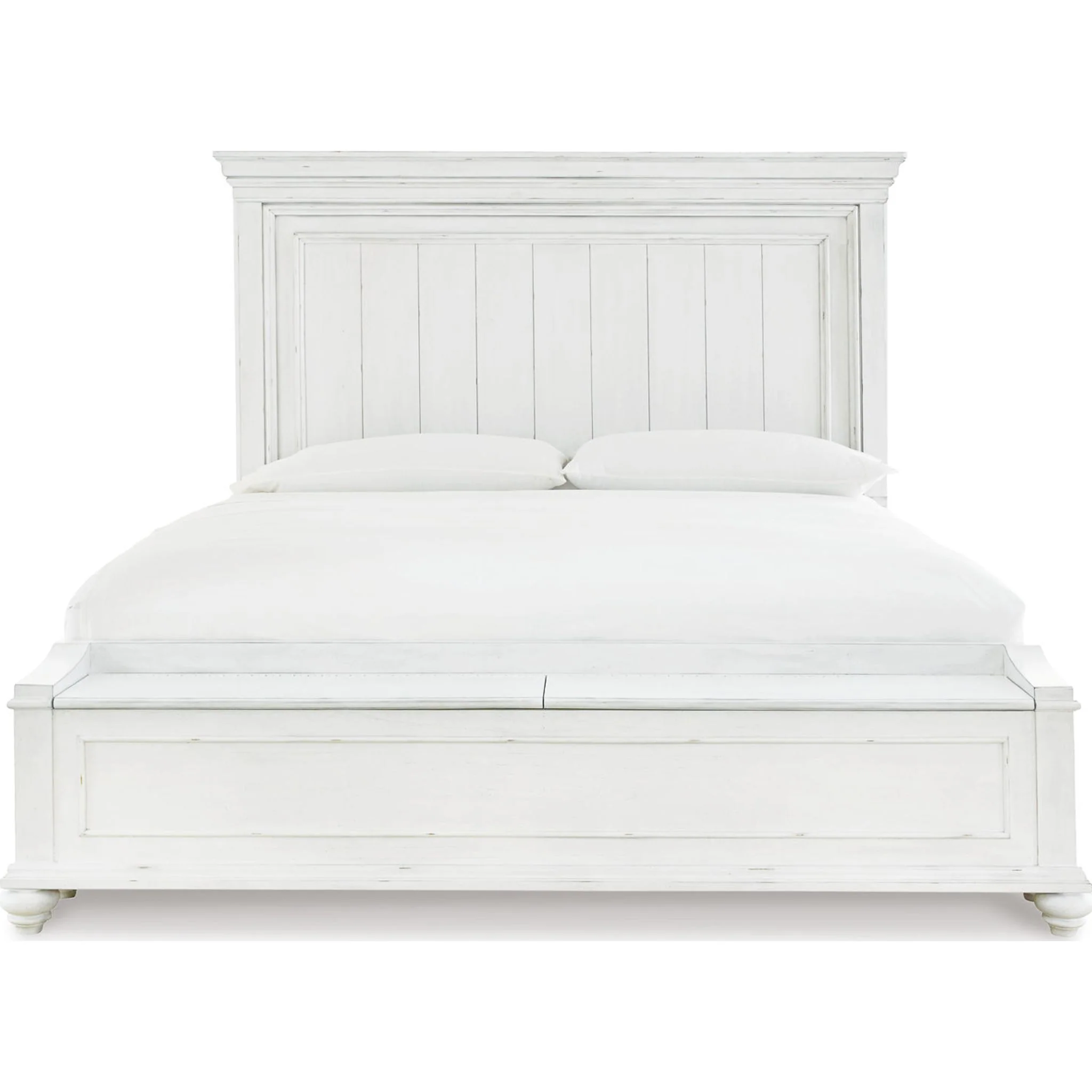 Kanwyn Storage Bed - Whitewash - Image 17