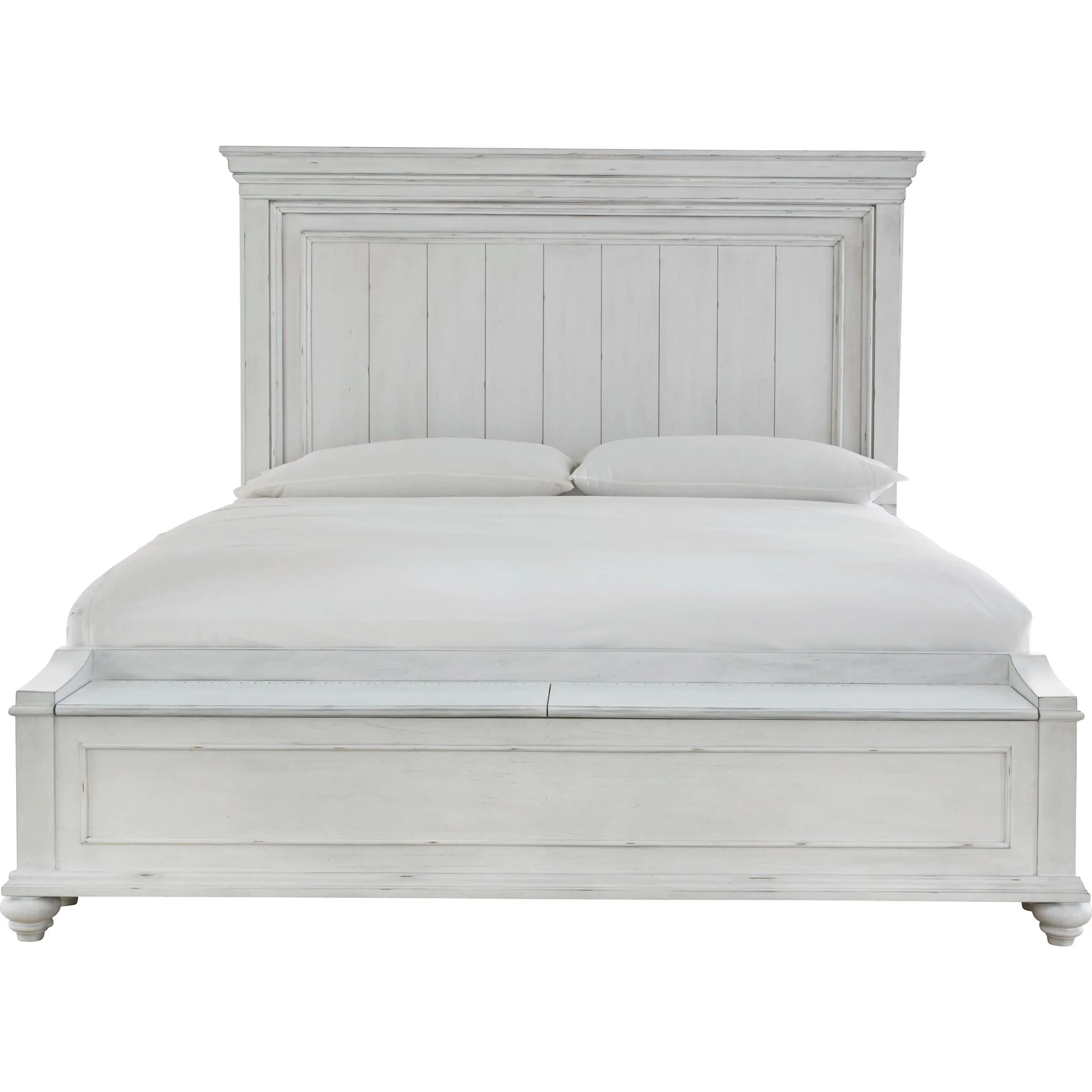 Kanwyn Storage Bed - Whitewash - Image 28