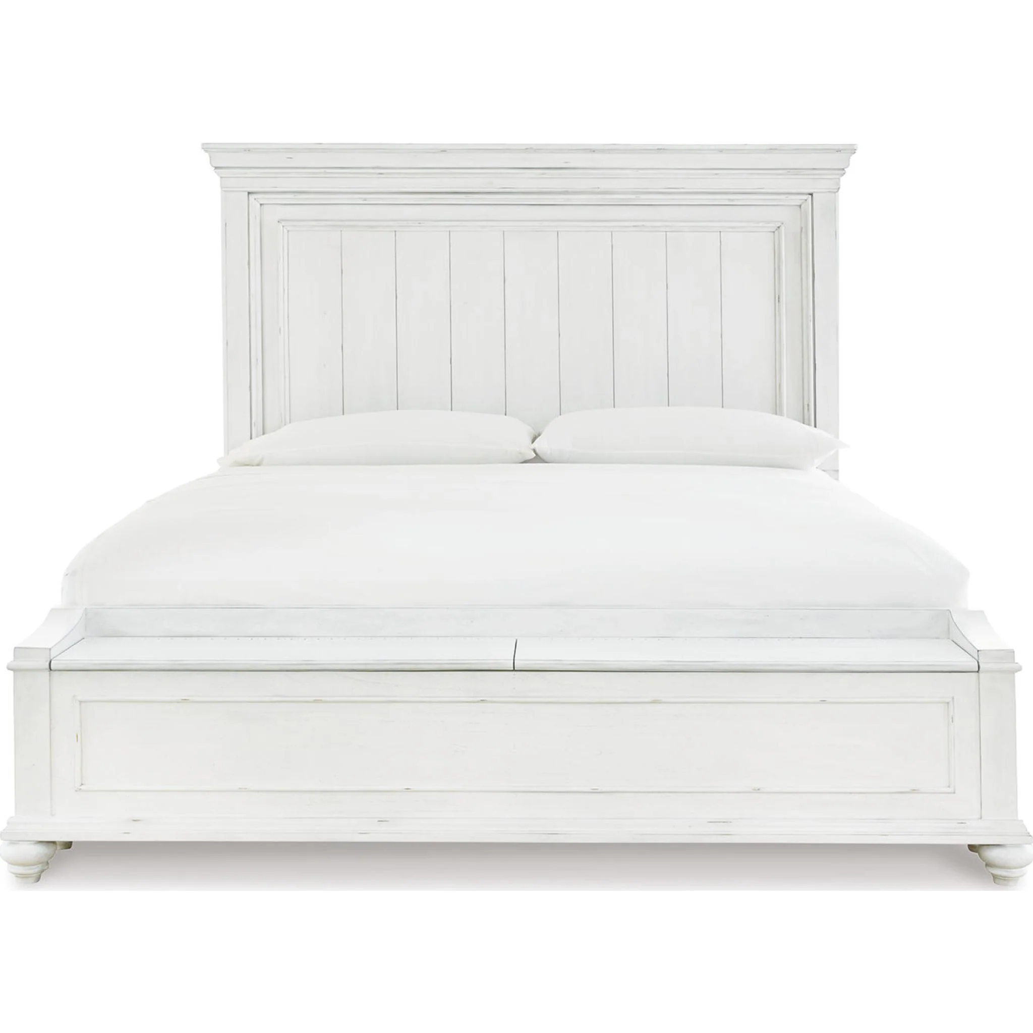 Kanwyn Storage Bed - Whitewash - Image 40