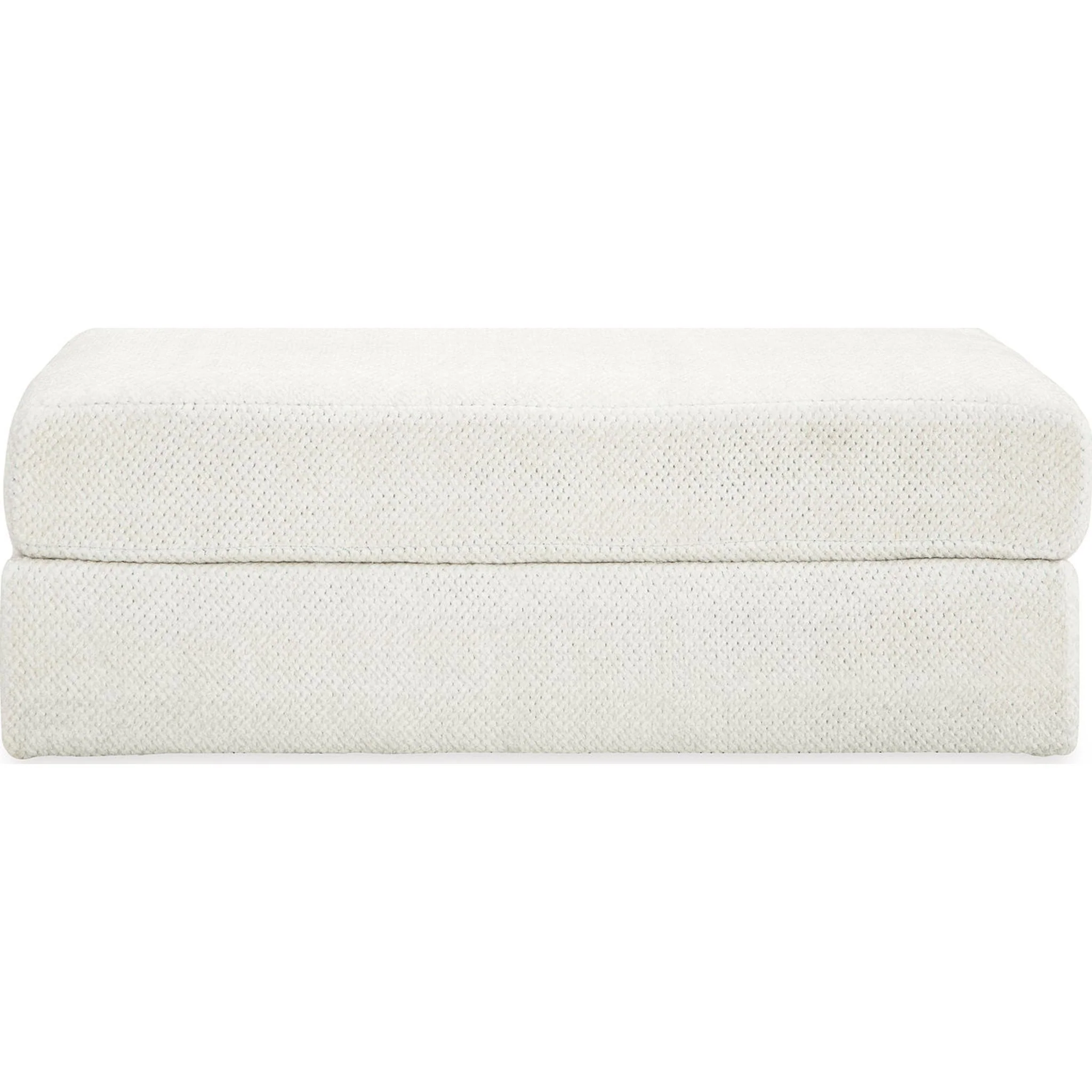 Karinne Oversized Accent Ottoman - Linen - Image 2