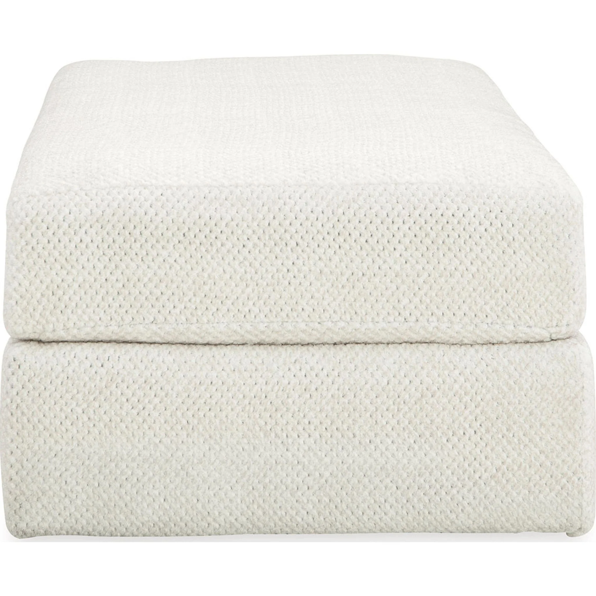 Karinne Oversized Accent Ottoman - Linen - Image 3