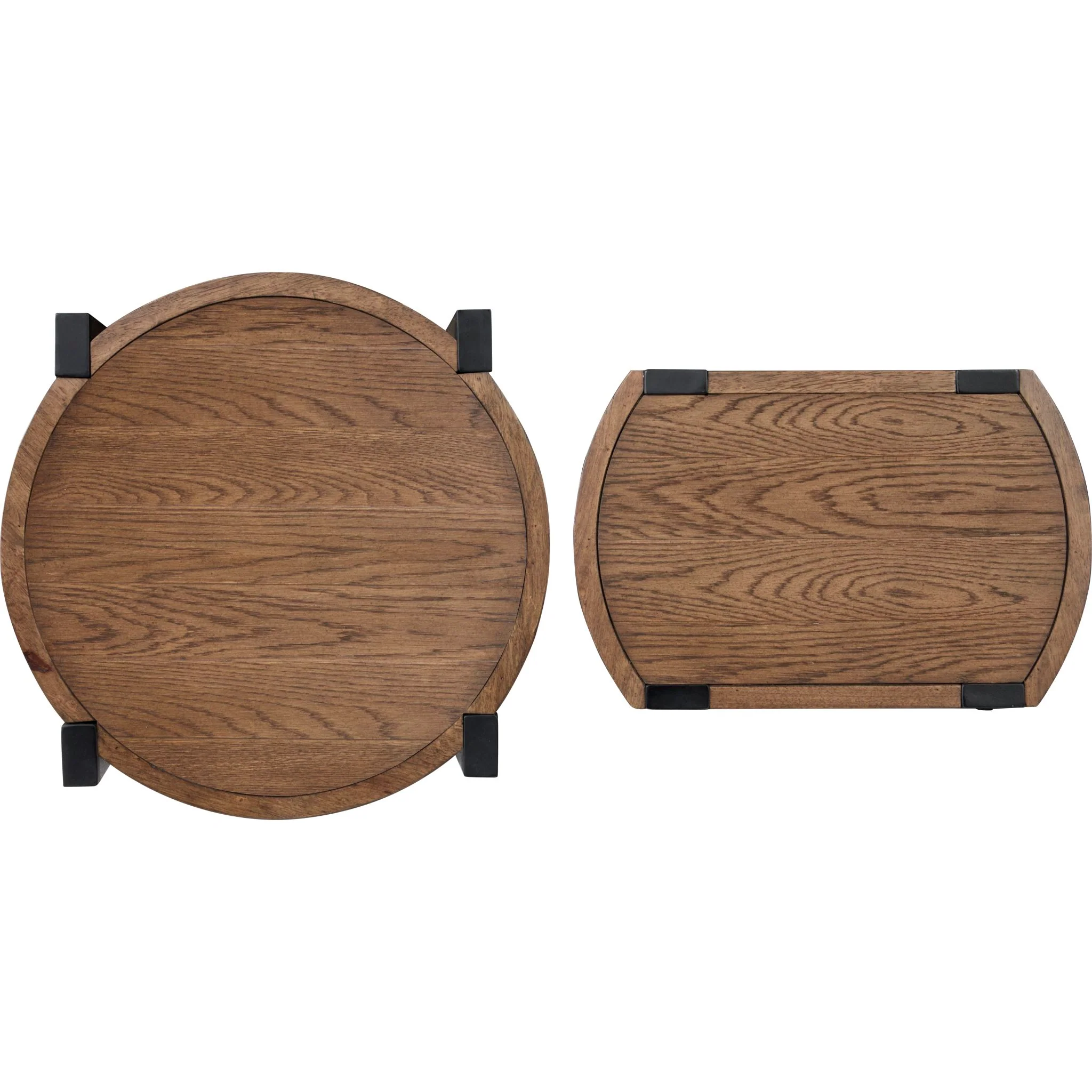 Kaysen Nesting End Table (Set of 2) - Wallaby, Matte Black - Image 12