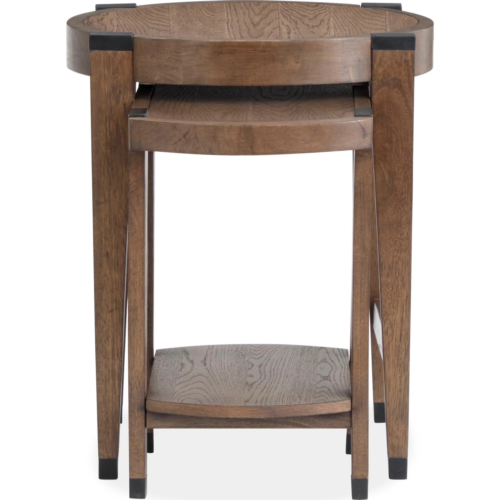 Kaysen Nesting End Table (Set of 2) - Wallaby, Matte Black - Image 9
