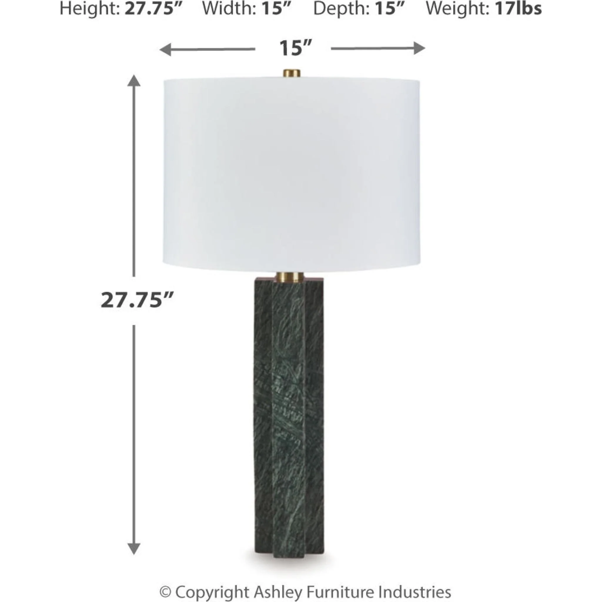 Keegan Table Lamp 27.75" - Image 3