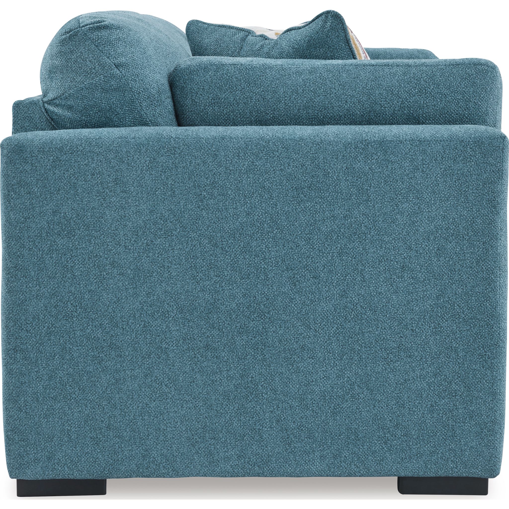 Keerwick Loveseat - Teal - Image 4