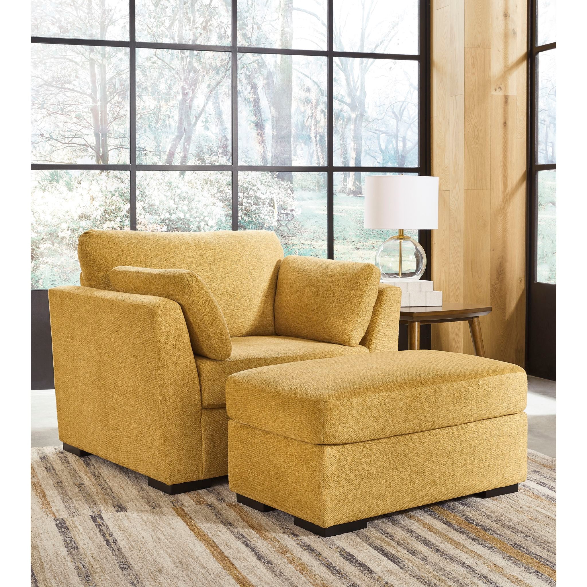 Keerwick Ottoman - Sunflower - Image 6