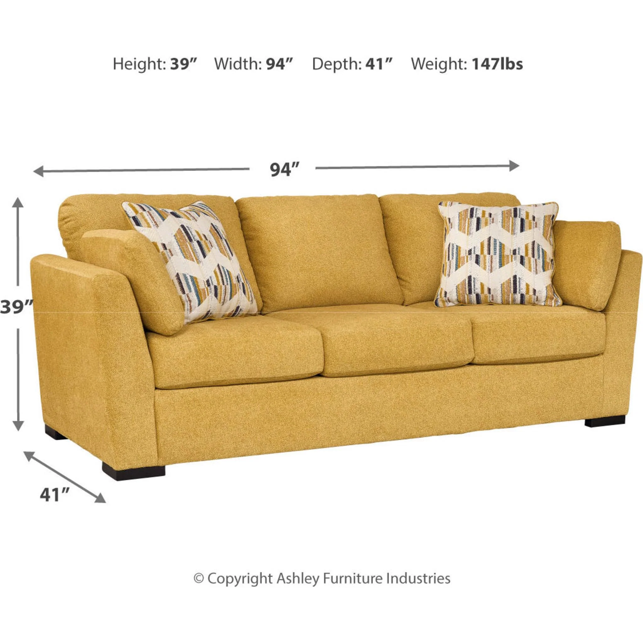 Keerwick Sofa - Sunflower - Image 5