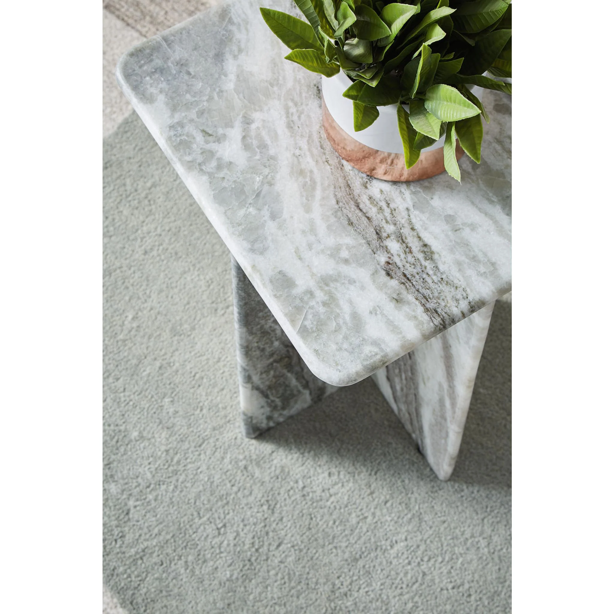 Keithwell Accent Table - Gray - Image 3
