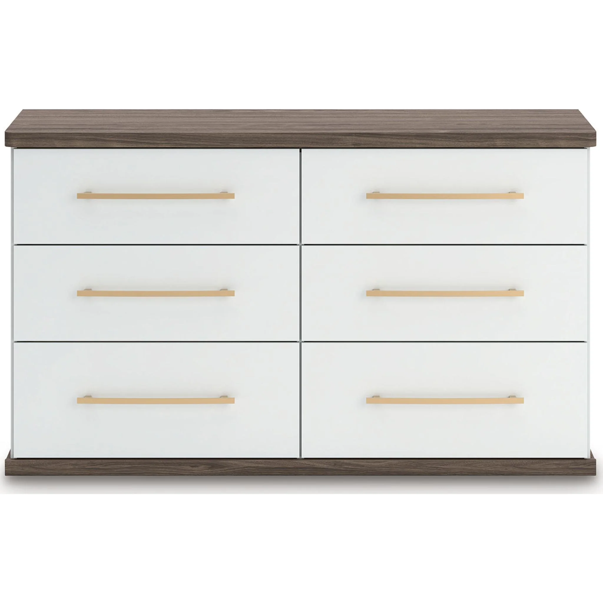Kendanport Dresser - White/Brown - Image 6