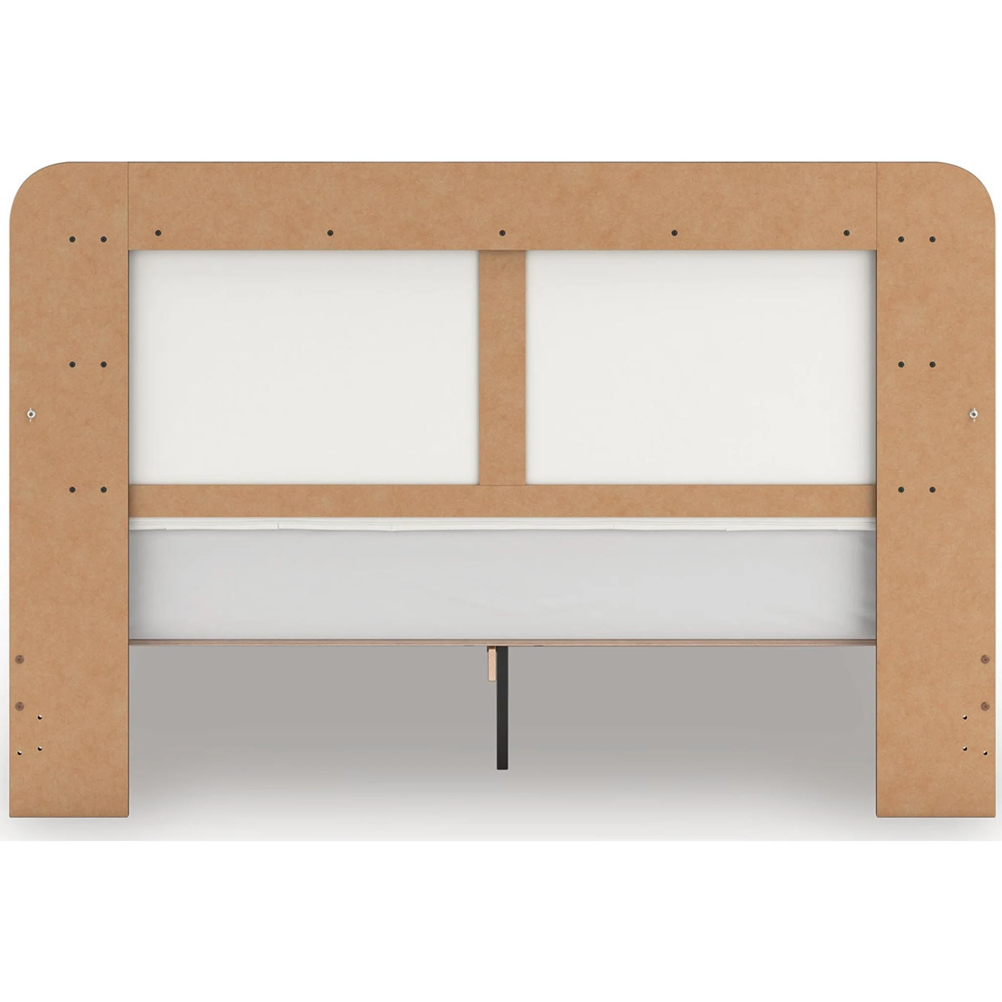 Kendanport King Upholstered Bed - White/Brown - Image 5