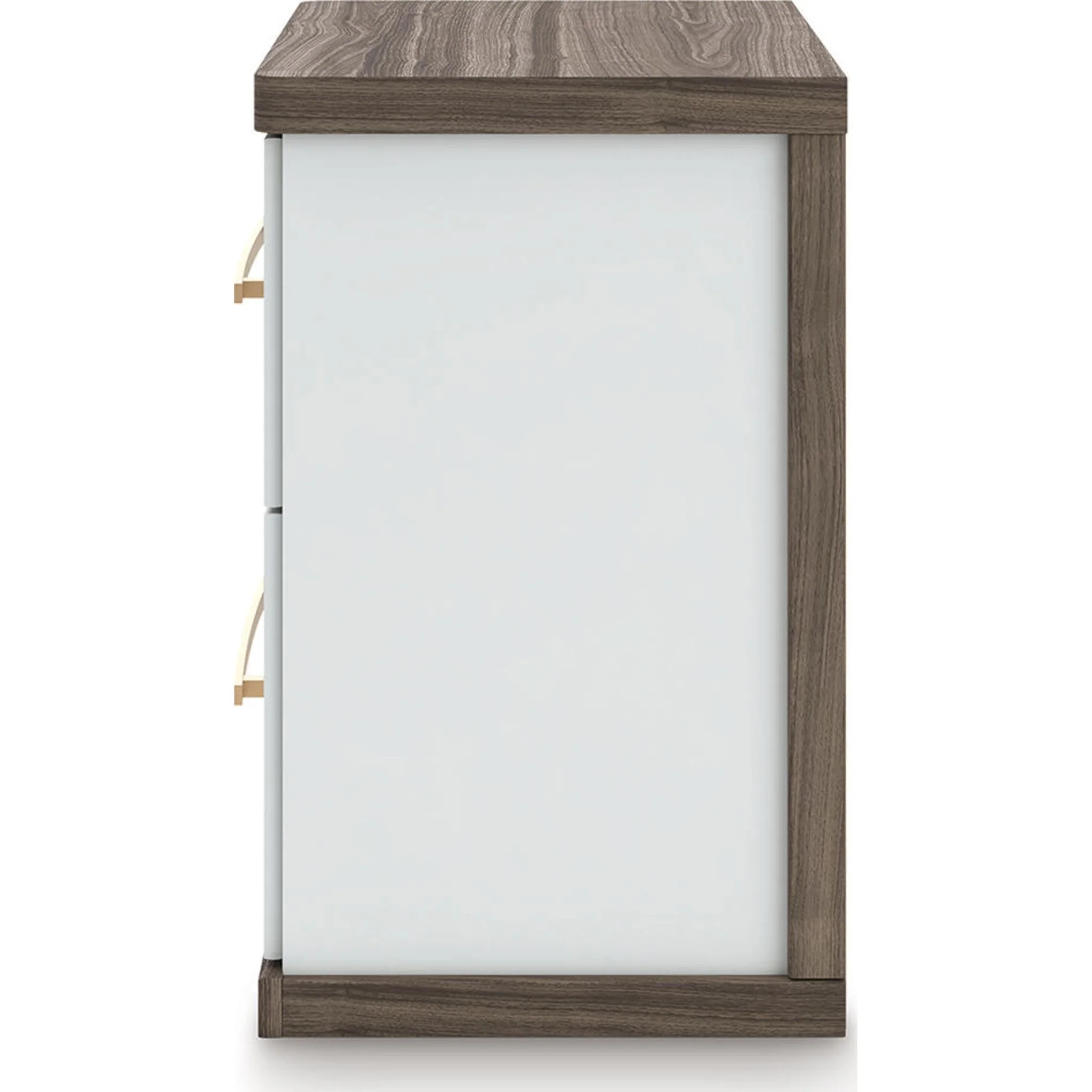Kendanport Nightstand - White/Brown - Image 7