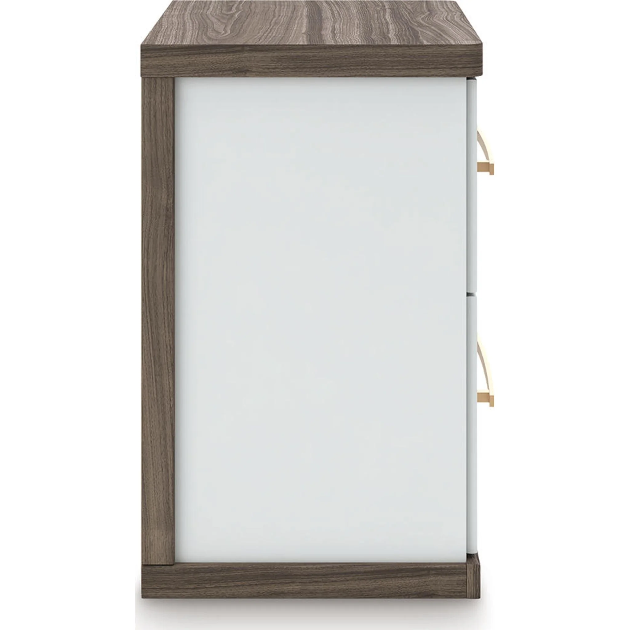 Kendanport Nightstand - White/Brown - Image 8