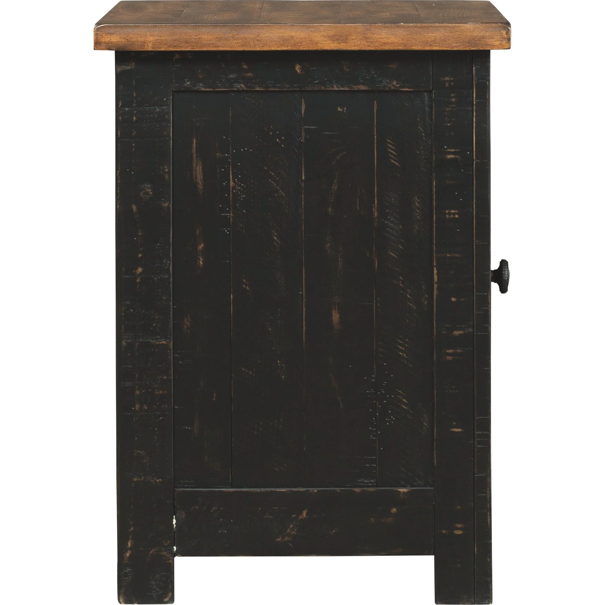 Kendell Chair Side End Table - Black/Brown - Image 6