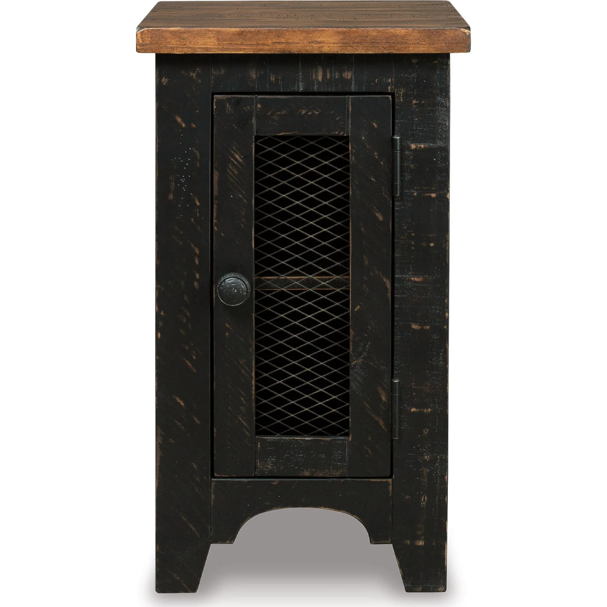 Kendell Chair Side End Table - Black/Brown - Image 9