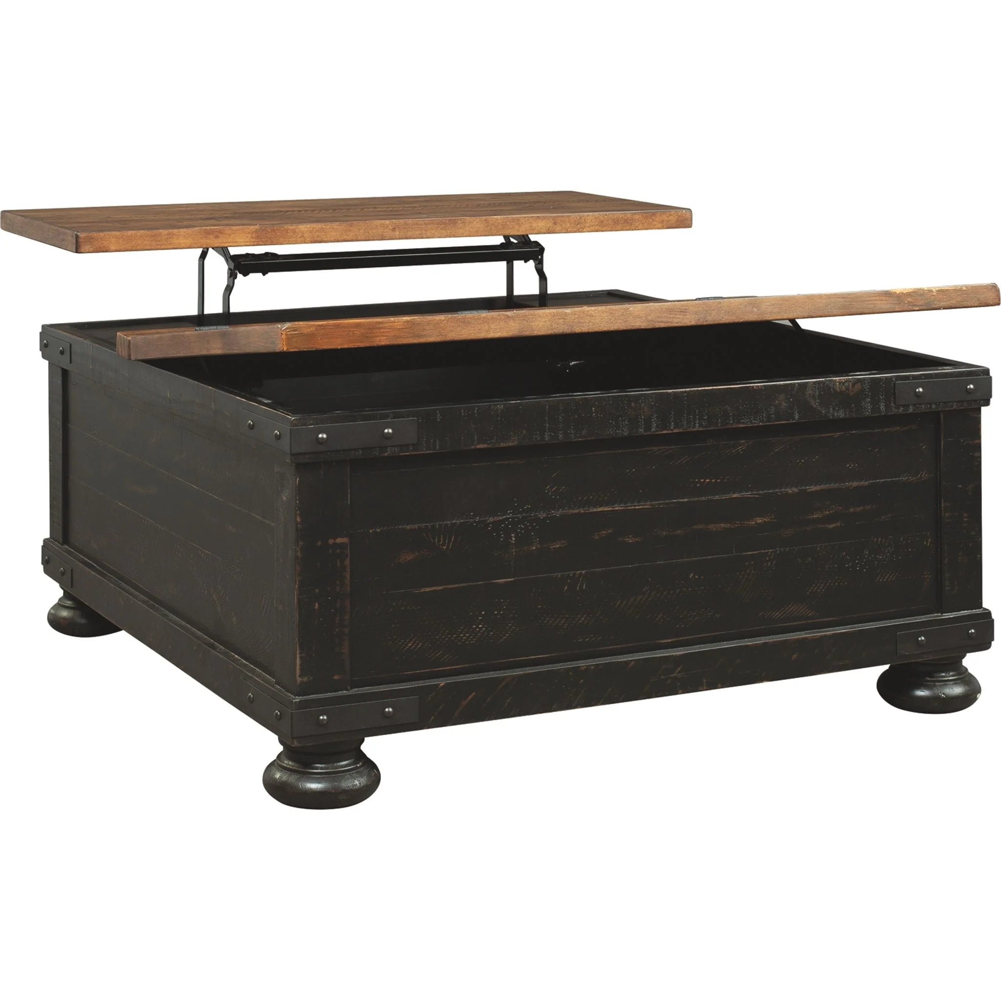 Kendell Coffee Table - Black/Brown - Image 7