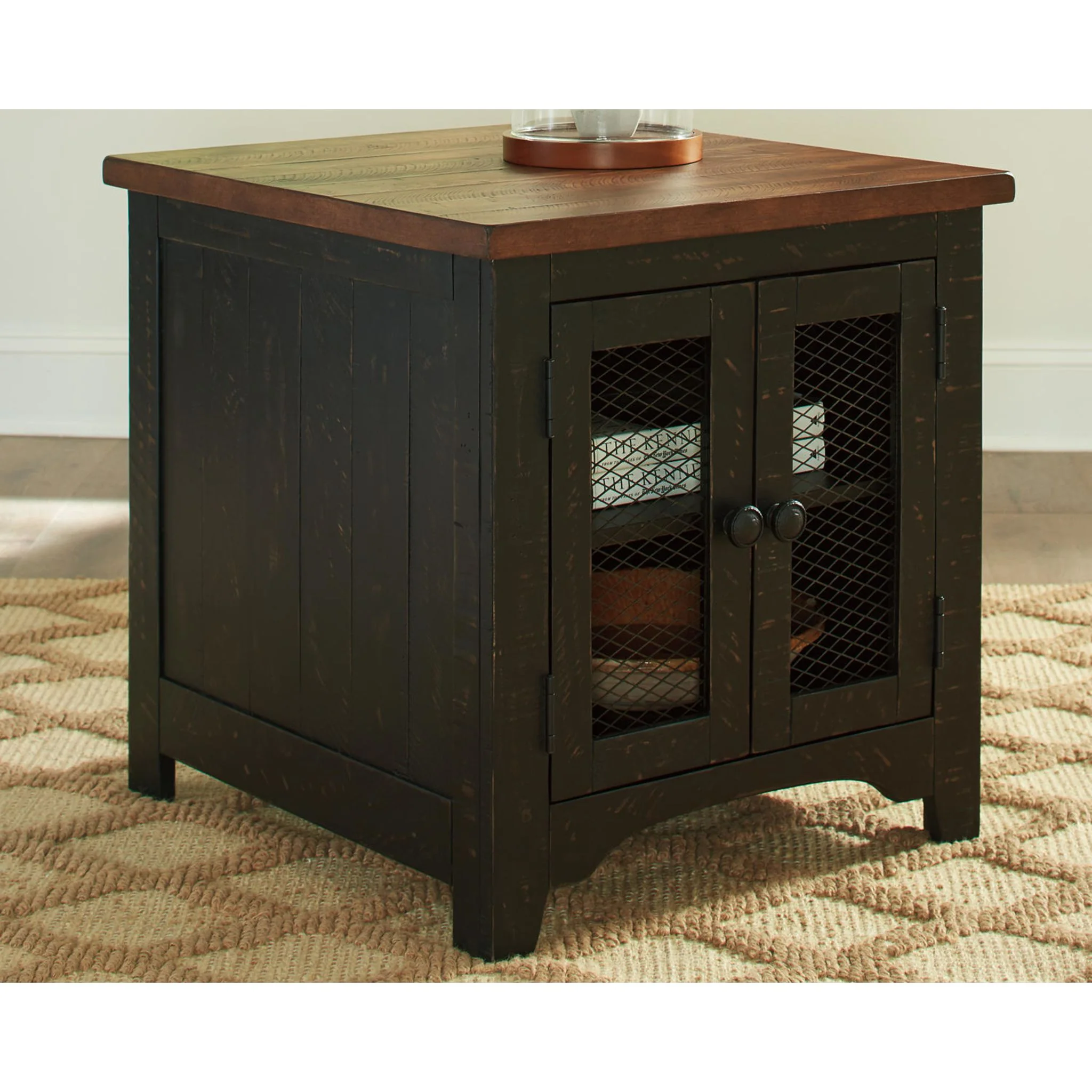 Kendell End Table - Black/Brown - Image 15