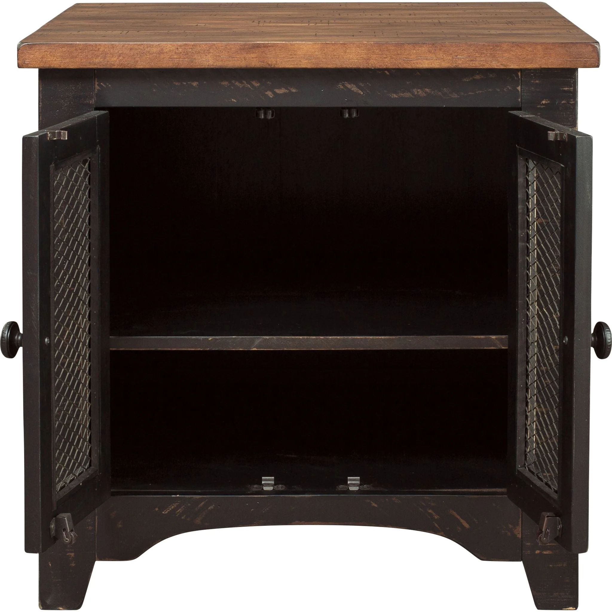 Kendell End Table - Black/Brown - Image 3