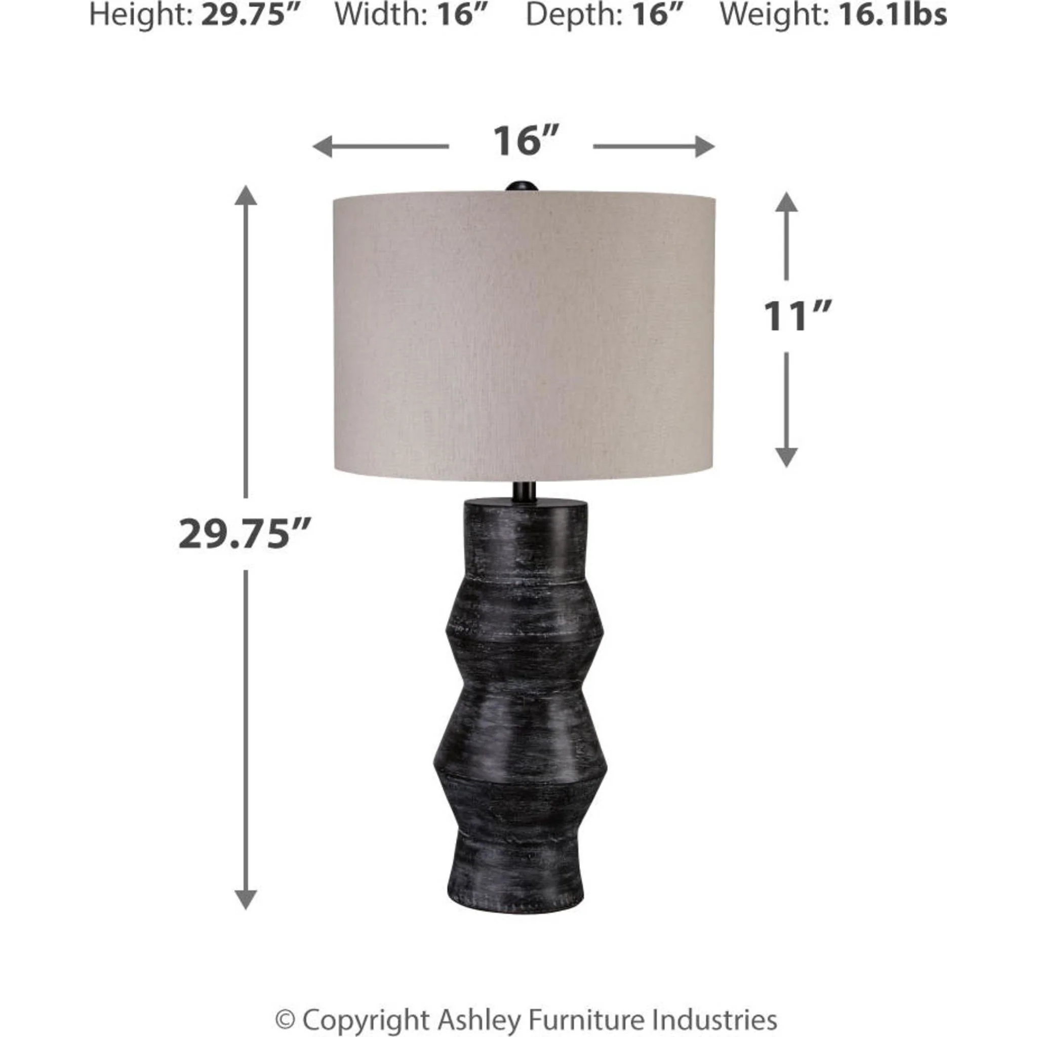 Kerbert Table Lamp 30.25" - Image 5