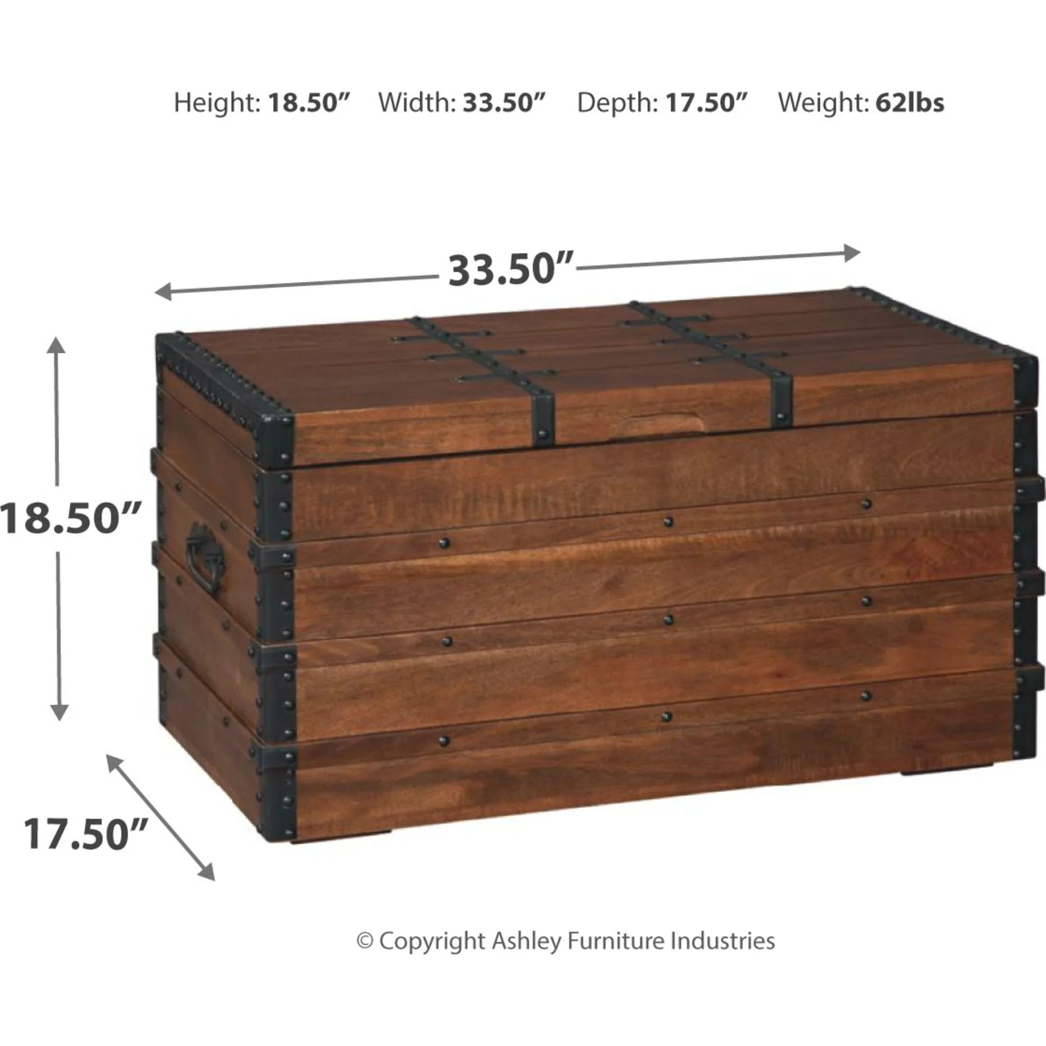 Kettleby Storage Unit - Brown - Image 4