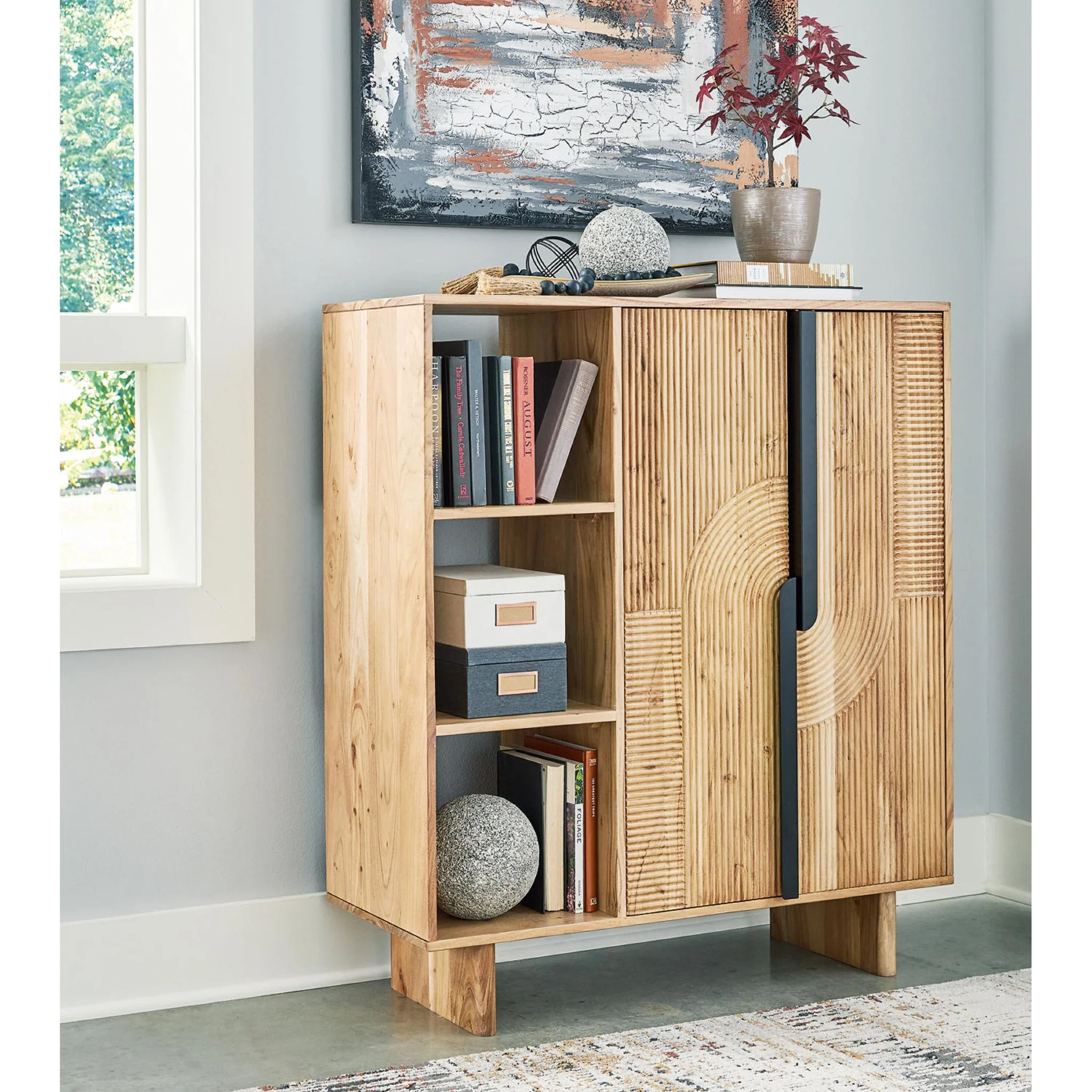 Kierwell Accent Cabinet - Natural - Image 2
