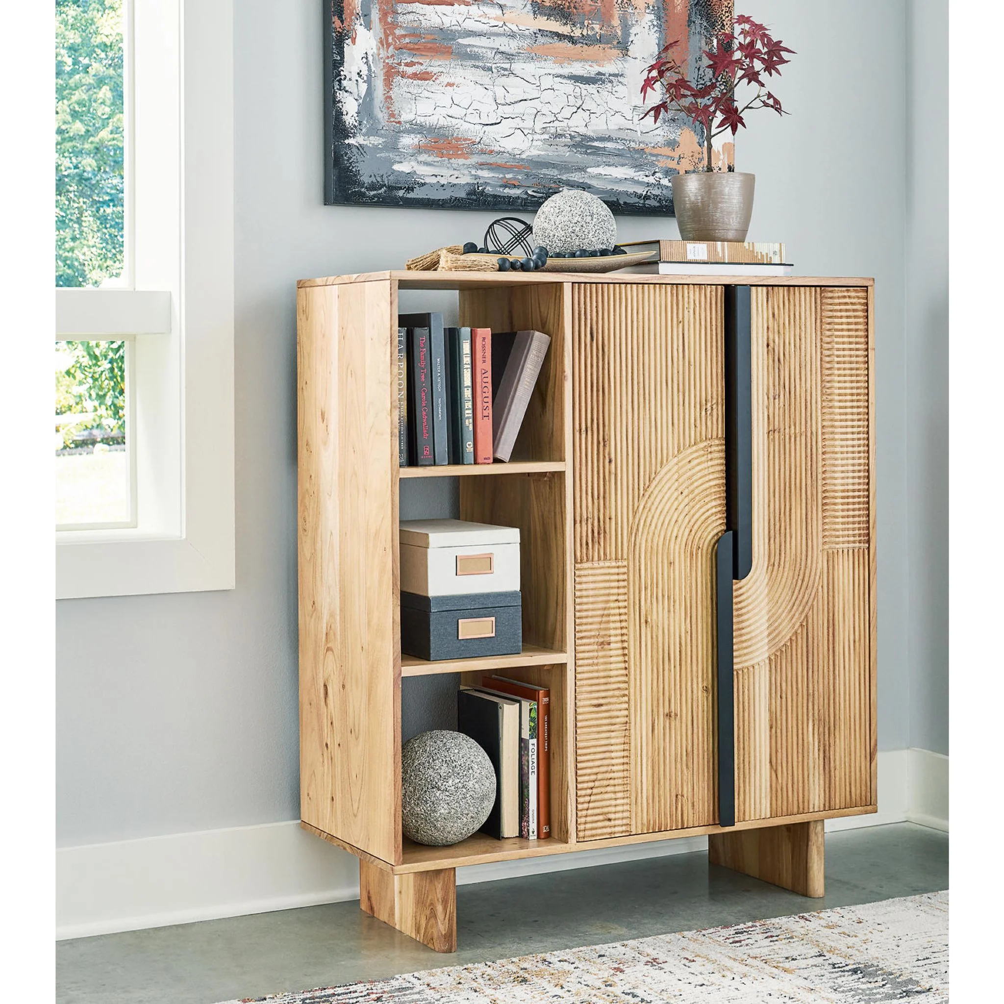Kierwell Accent Cabinet - Natural - Image 4