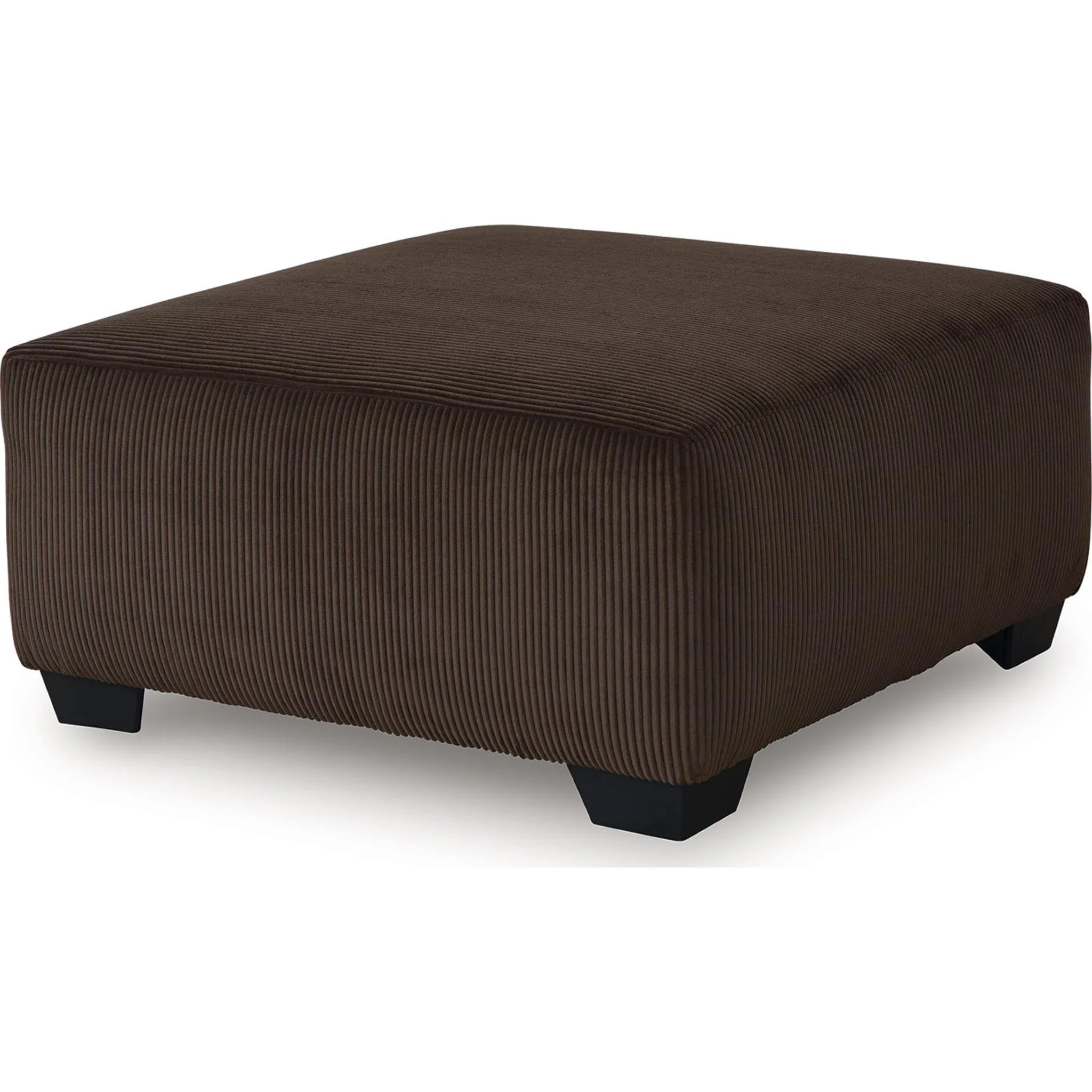 Kimlee Oversized Accent Ottoman - Chocolate - Image 4