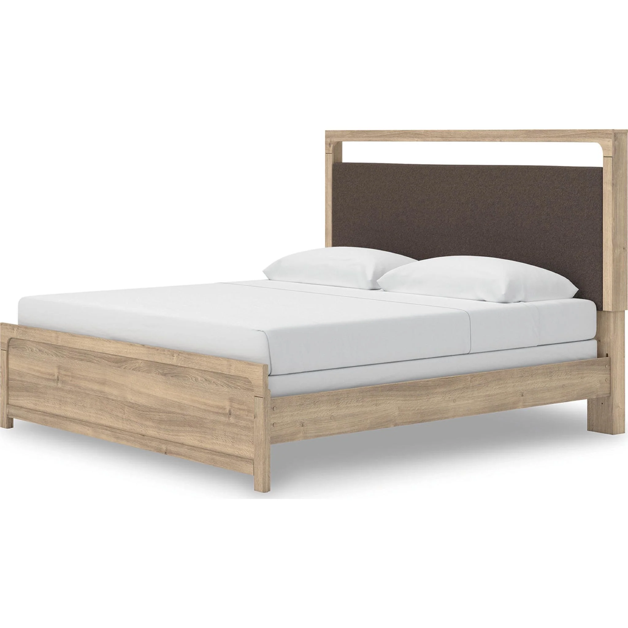 Kinlanni 6 Piece King Panel Bedroom - Tan - Image 10