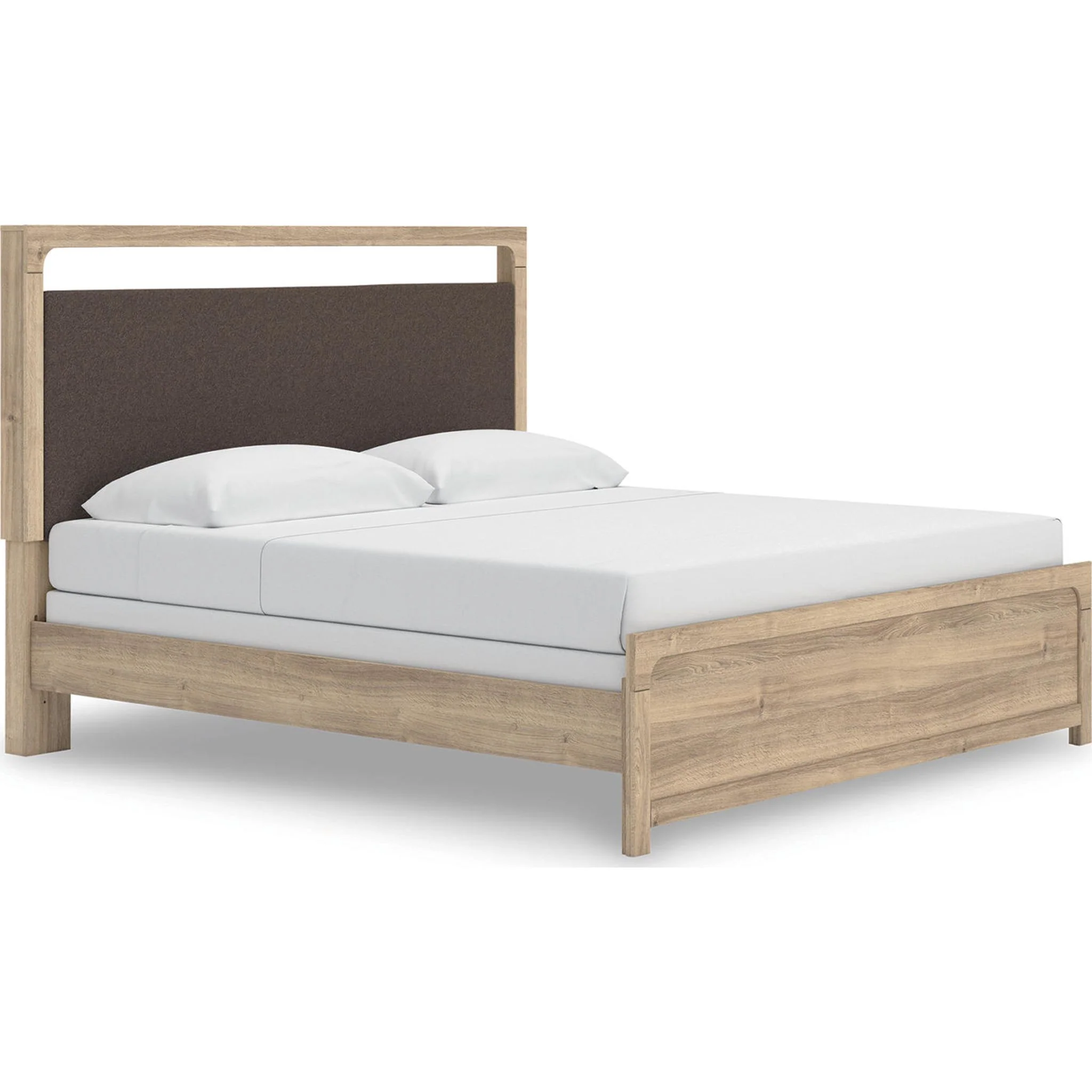 Kinlanni 6 Piece King Panel Bedroom - Tan - Image 11