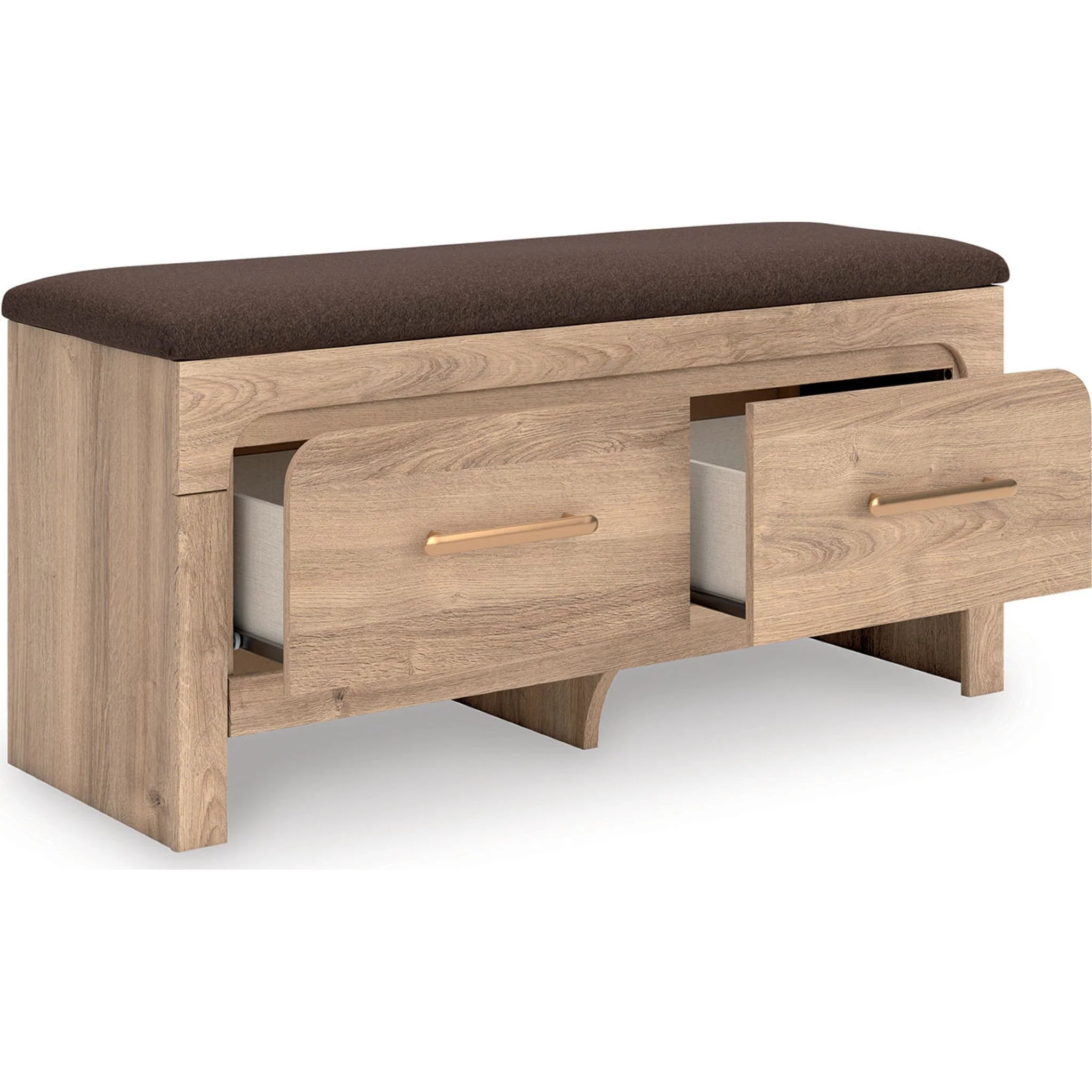 Kinlanni Bench - Tan/Brown - Image 4