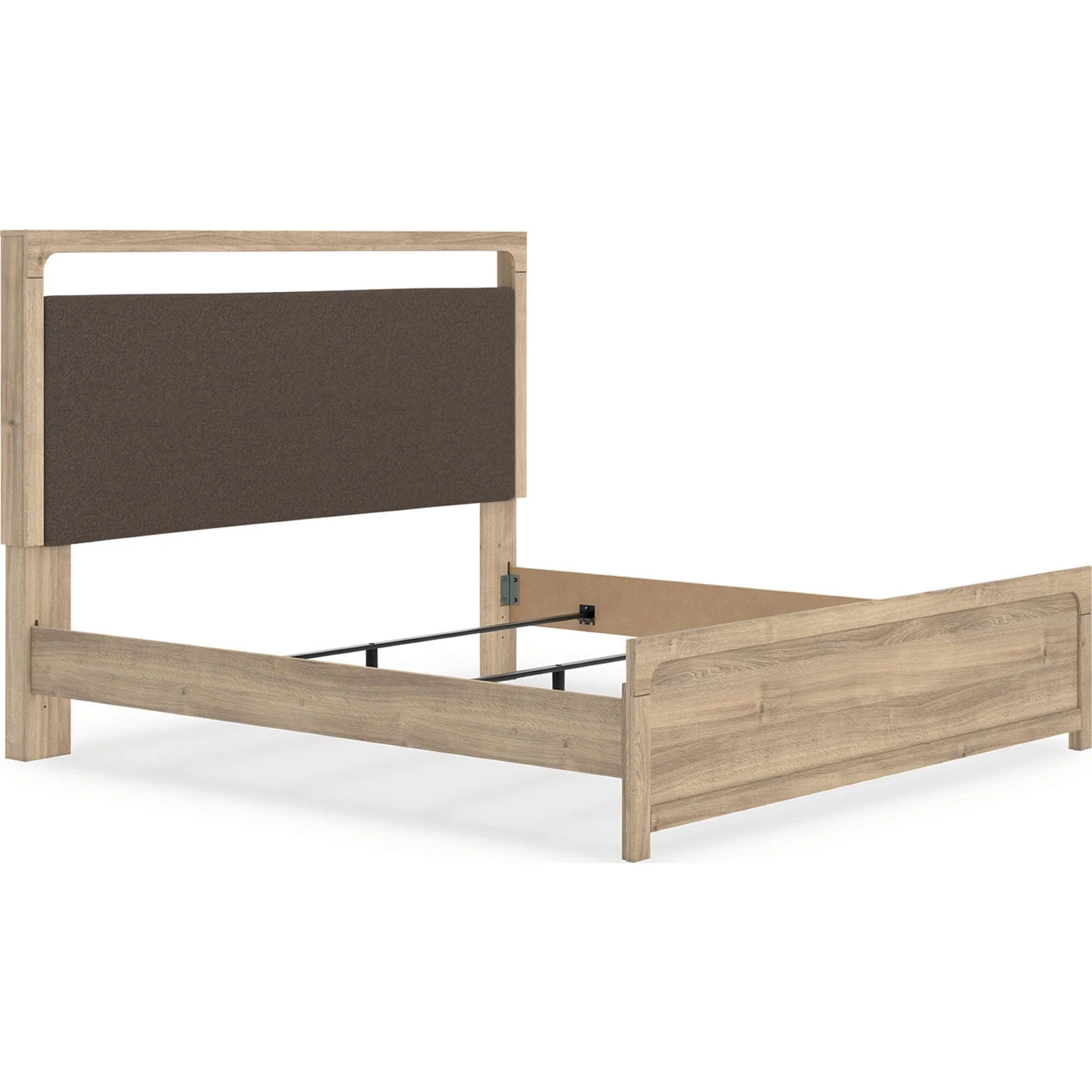 Kinlanni King Panel Bed - Tan - Image 2