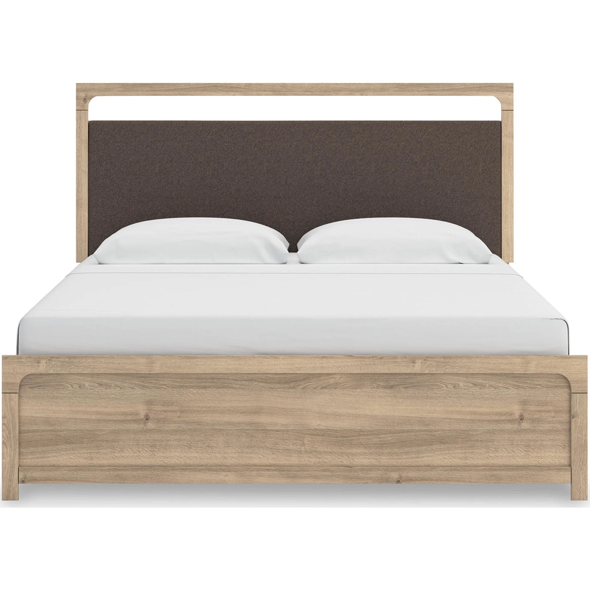 Kinlanni King Panel Bed - Tan - Image 5