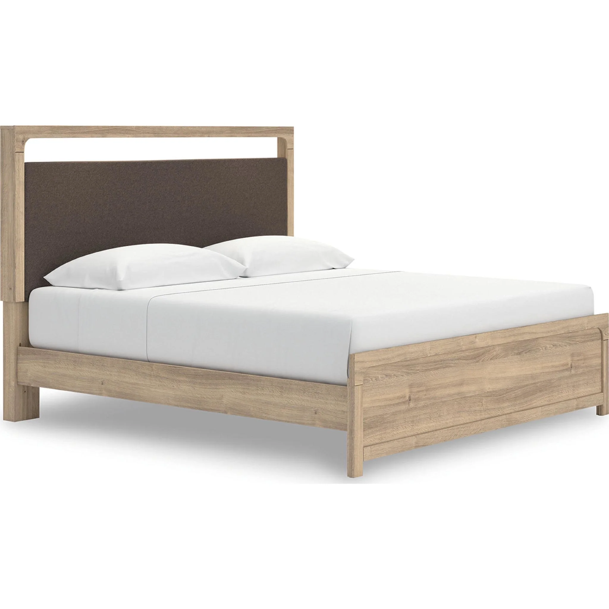 Kinlanni King Platform Bed - Tan - Image 2
