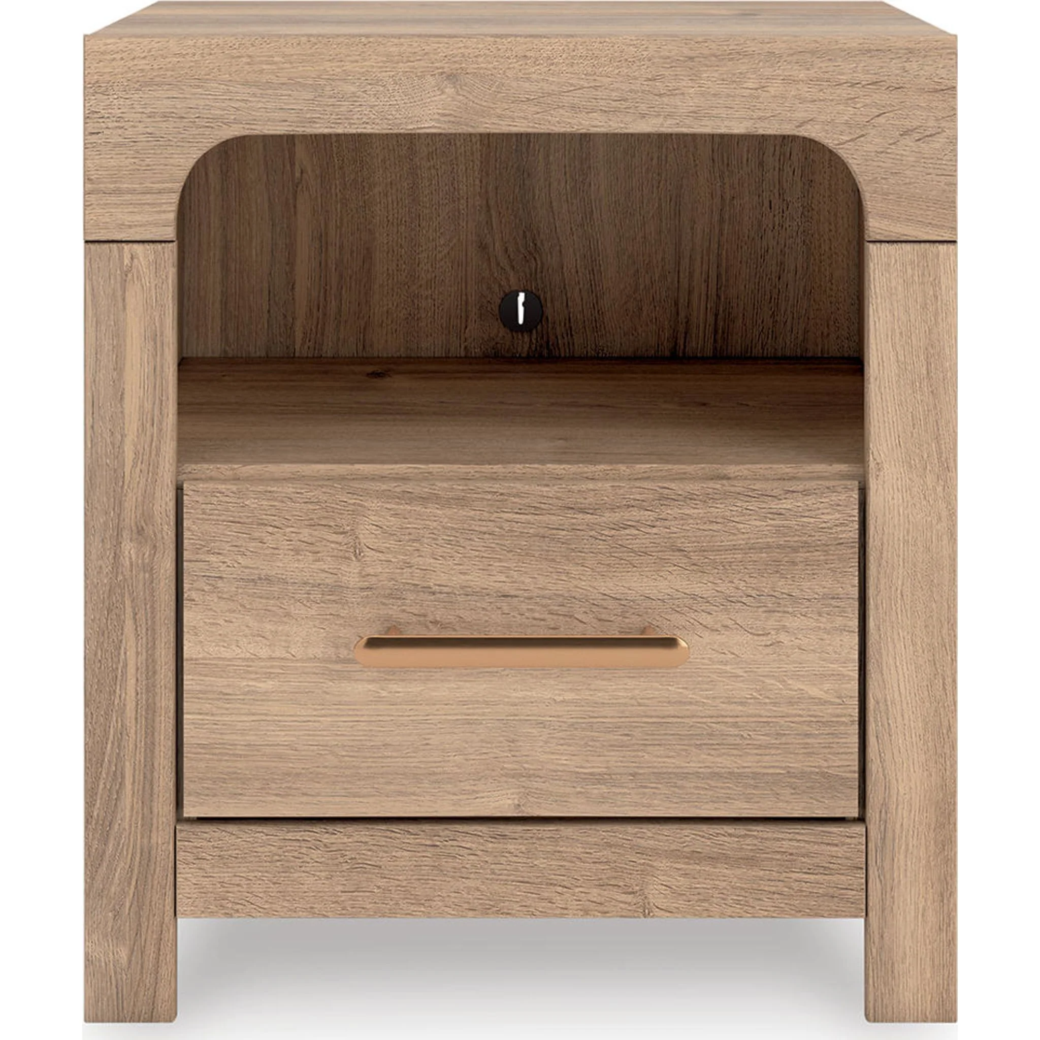 Kinlanni Nightstand - Tan - Image 7